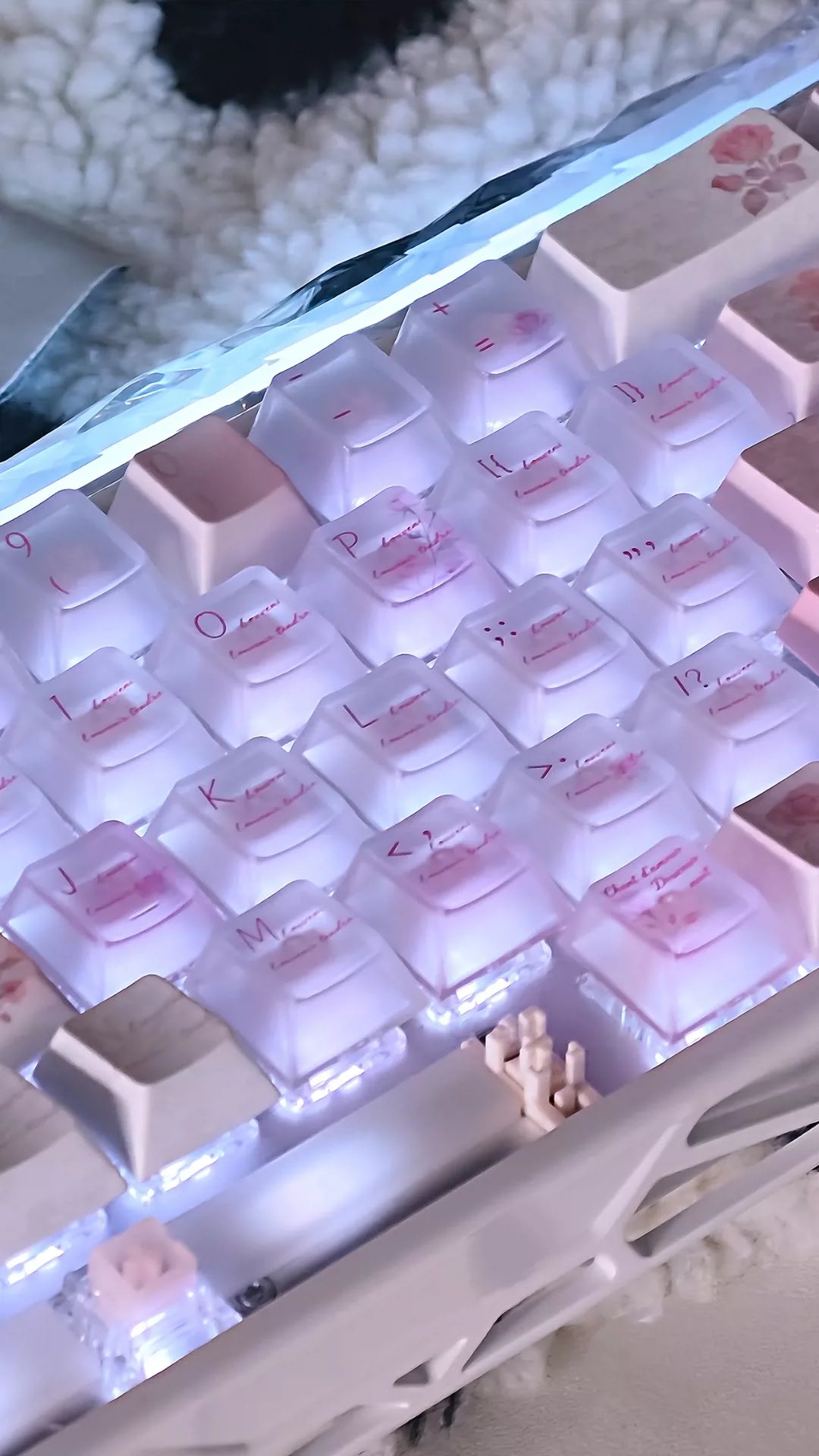 #0289 PINKROSE Misty Keycap Cherry Profile
