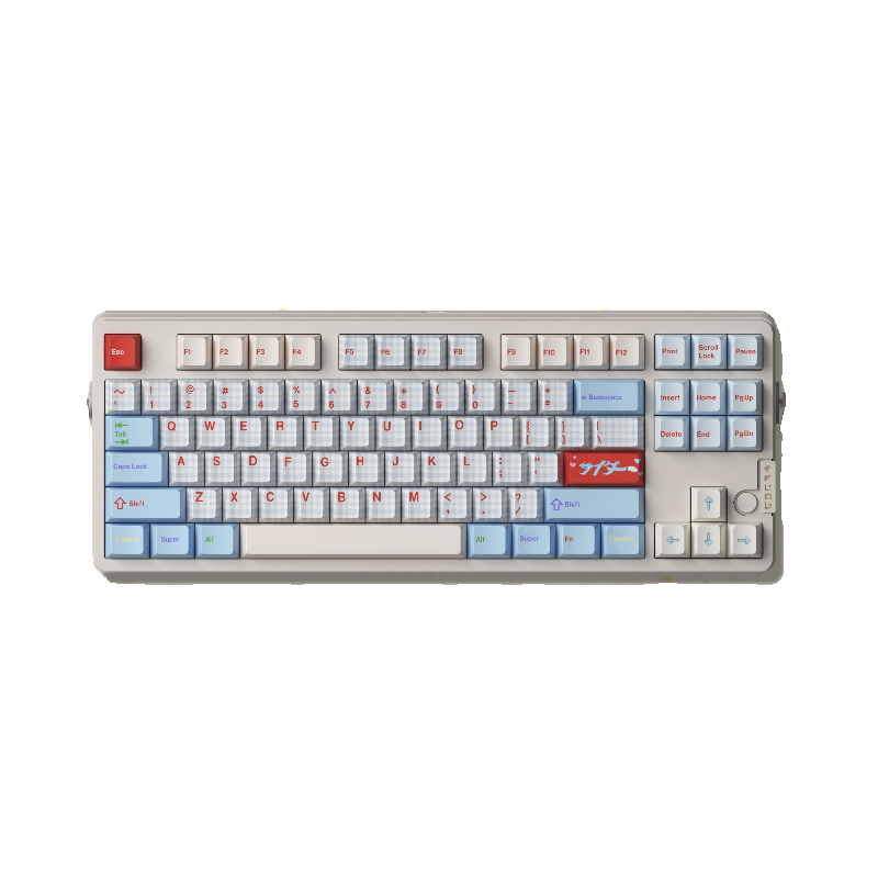 Showa Dessert Cream Soda Pastel Grid Keycaps Designed By Keyria Labs