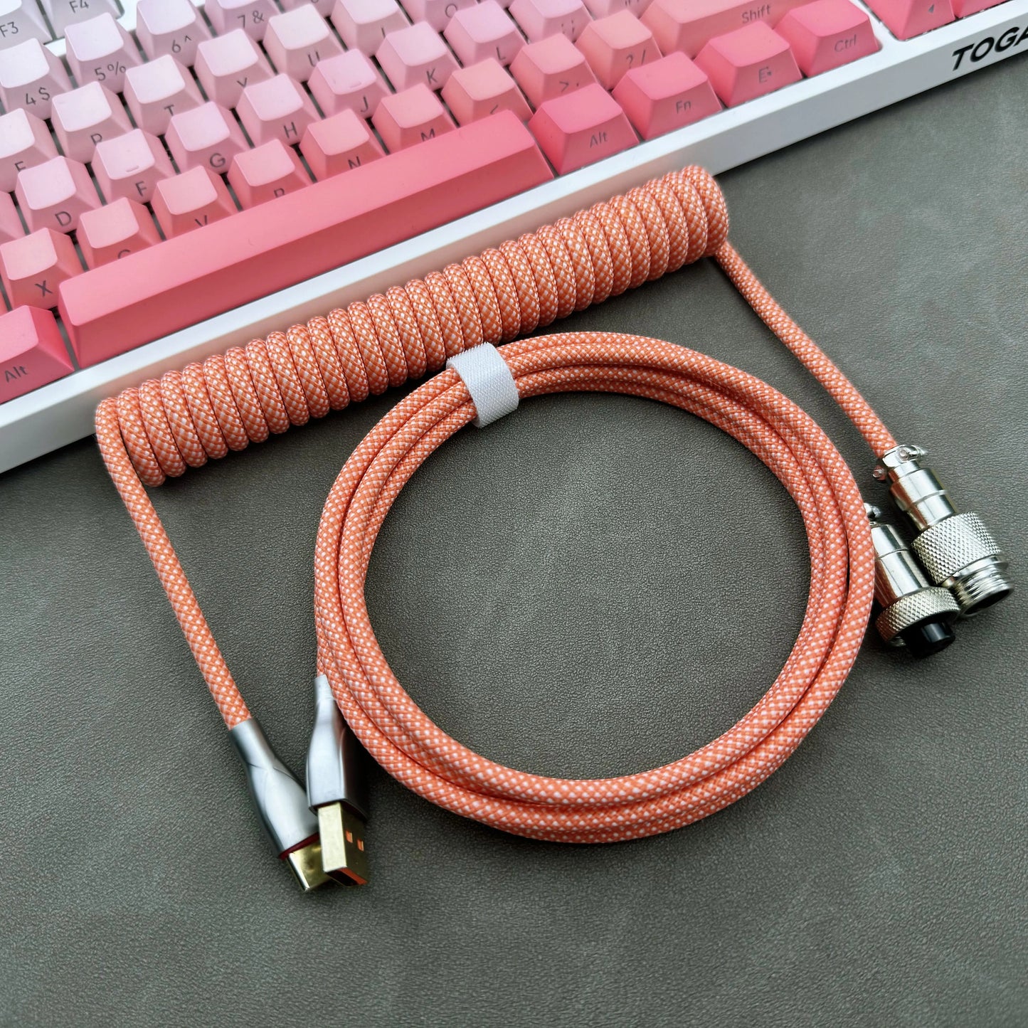 Stretchable Coiled Cable USB-C Type