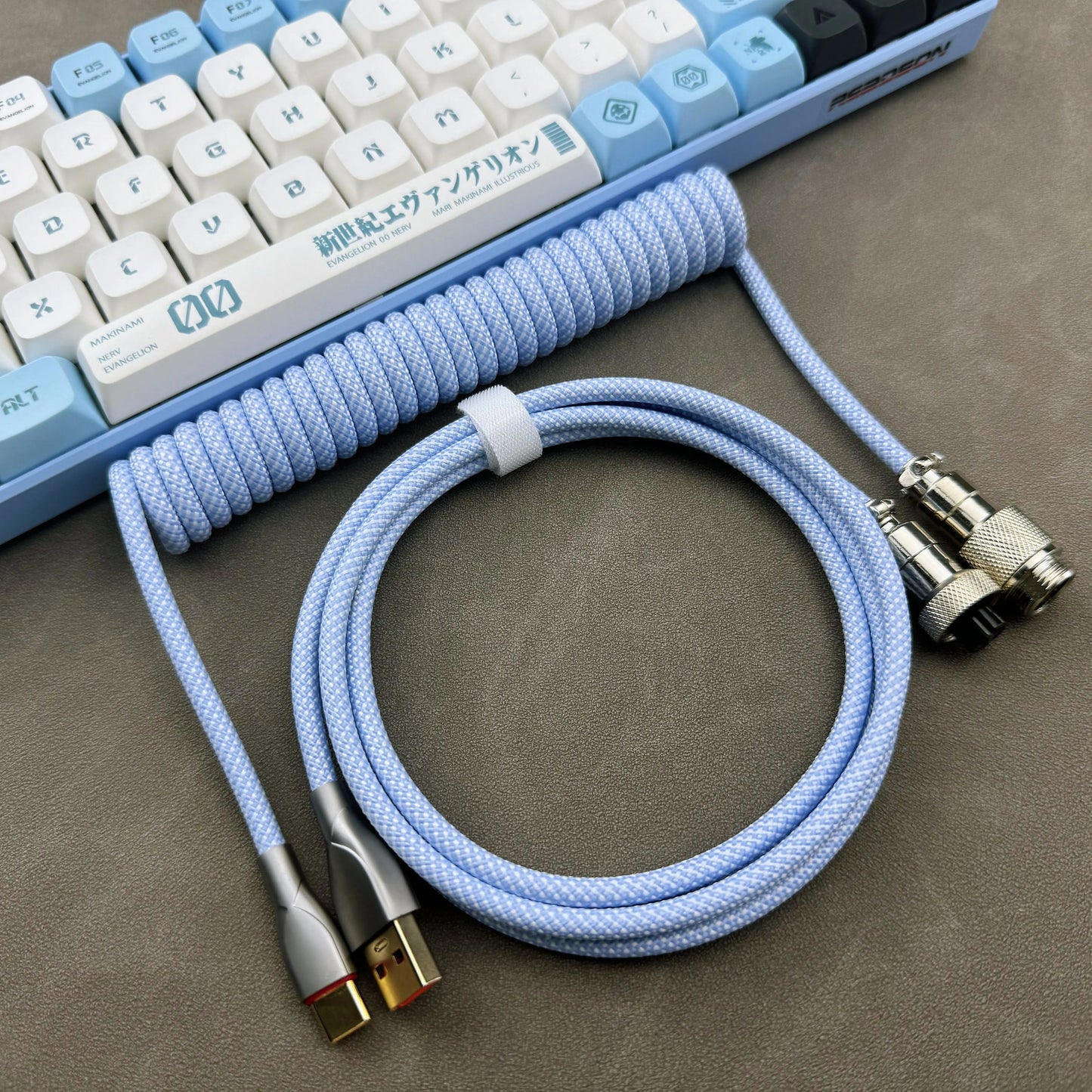 Stretchable Coiled Cable USB-C Type