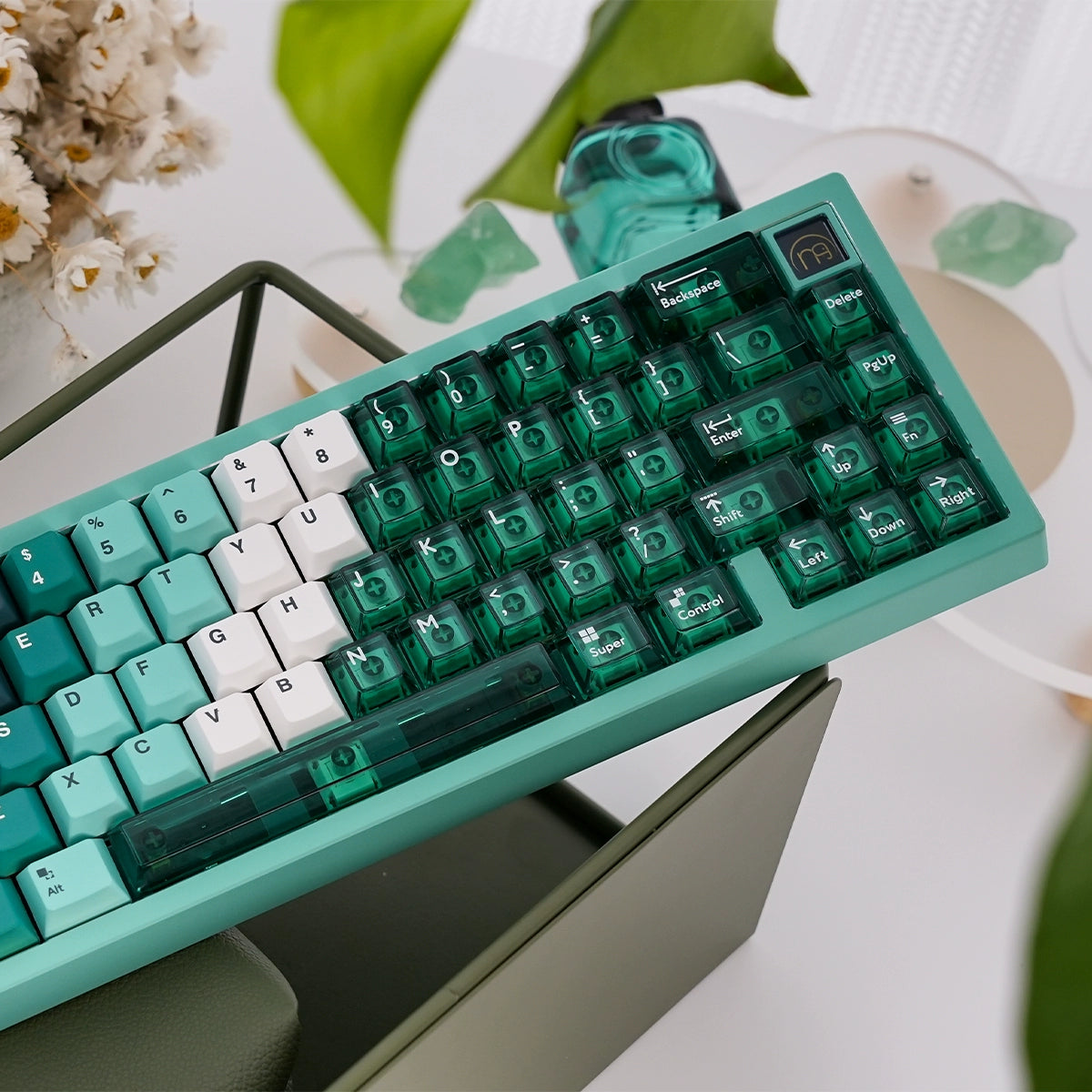 121 The Green Forest Gradient Keycap Cherry Profile