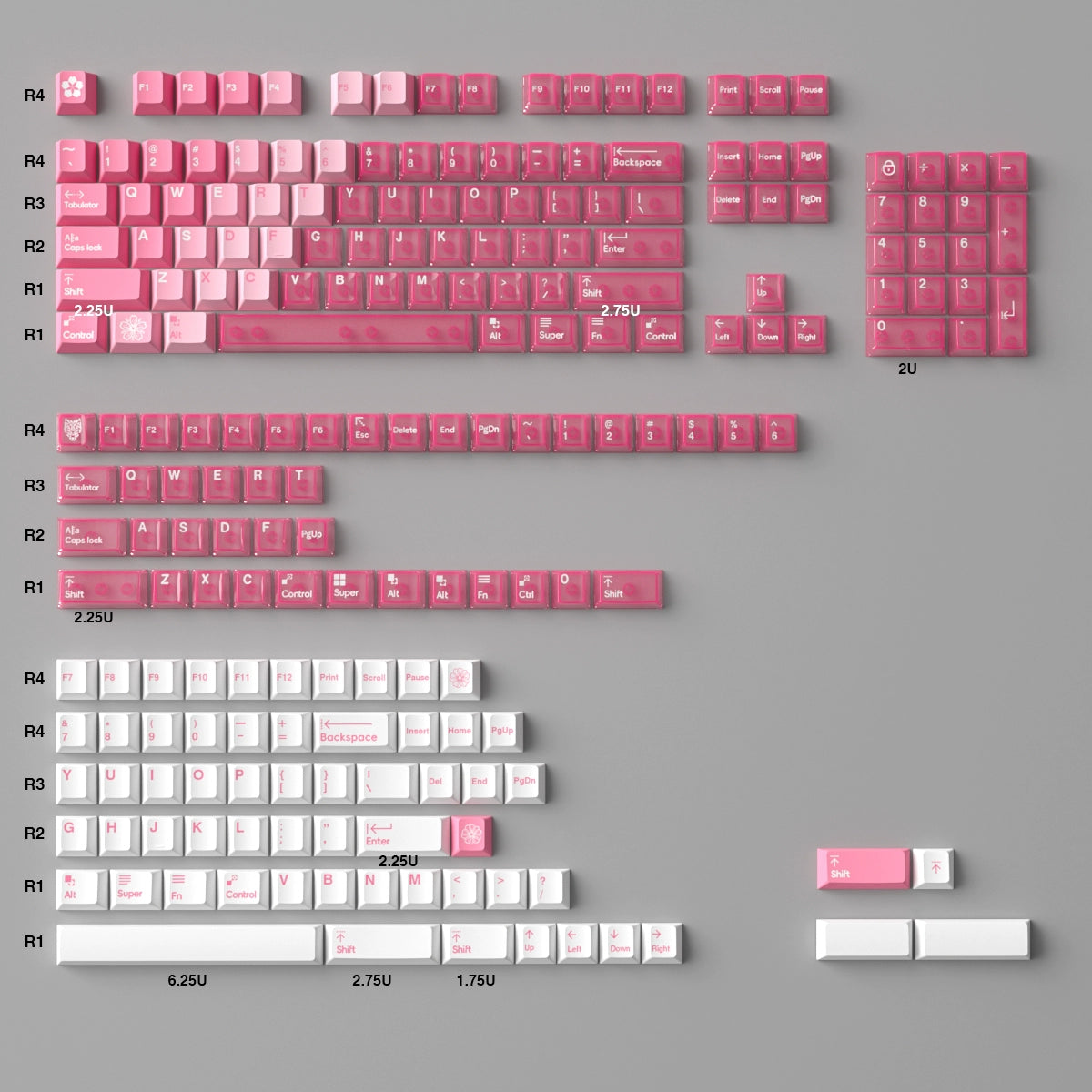 121 The Green Forest Gradient Keycap Cherry Profile