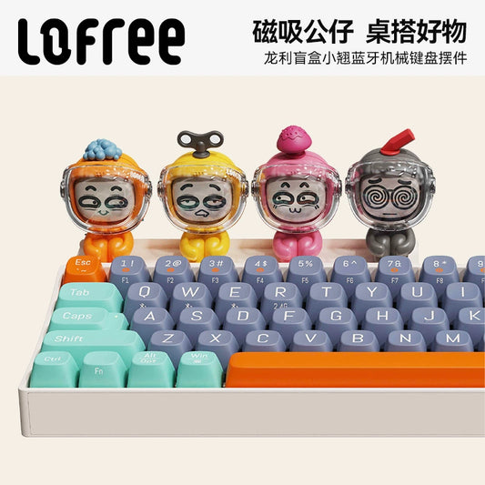 #0215 Lofree Blind Box Keyboard Toy Doll & the tray (not including keyboard)