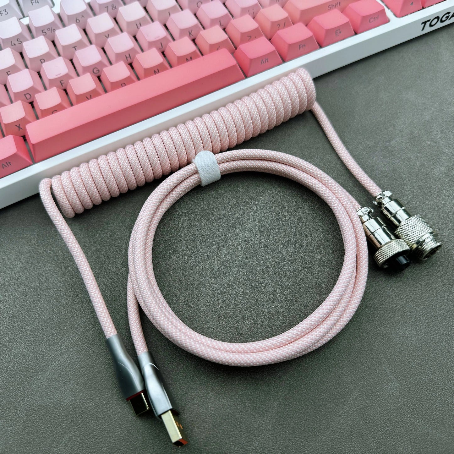 Stretchable Coiled Cable USB-C Type