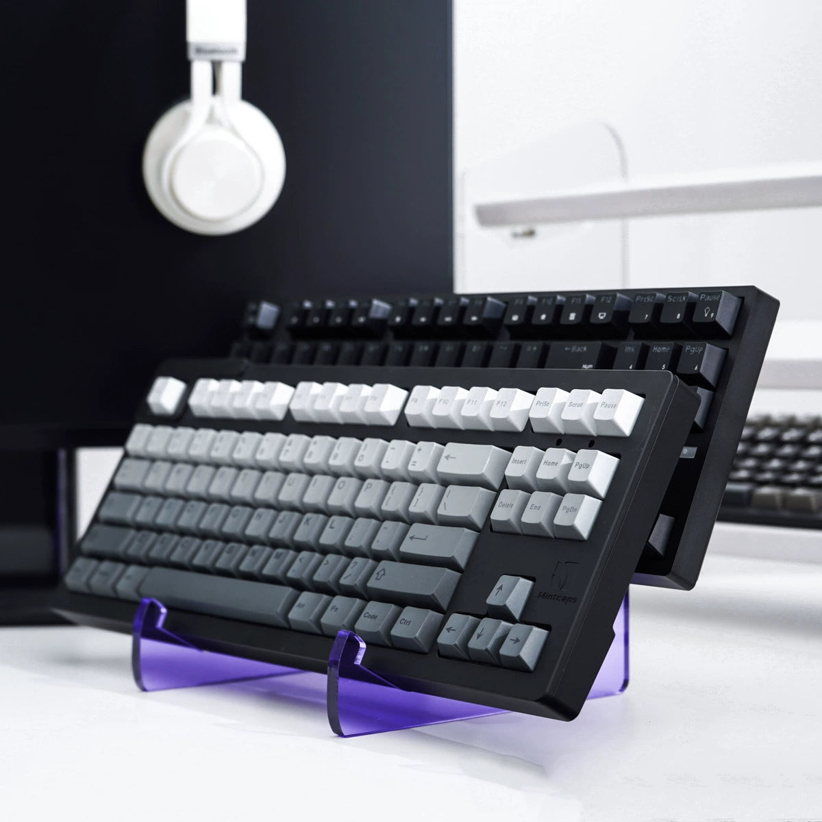 Keyboard Display Bracket Multi-layer Acrylic Transparent/colorful Keyboard Storage Rack