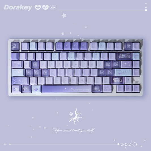 #0221 Purple Crystal Magic Lab Keycap Designed By Dorakey