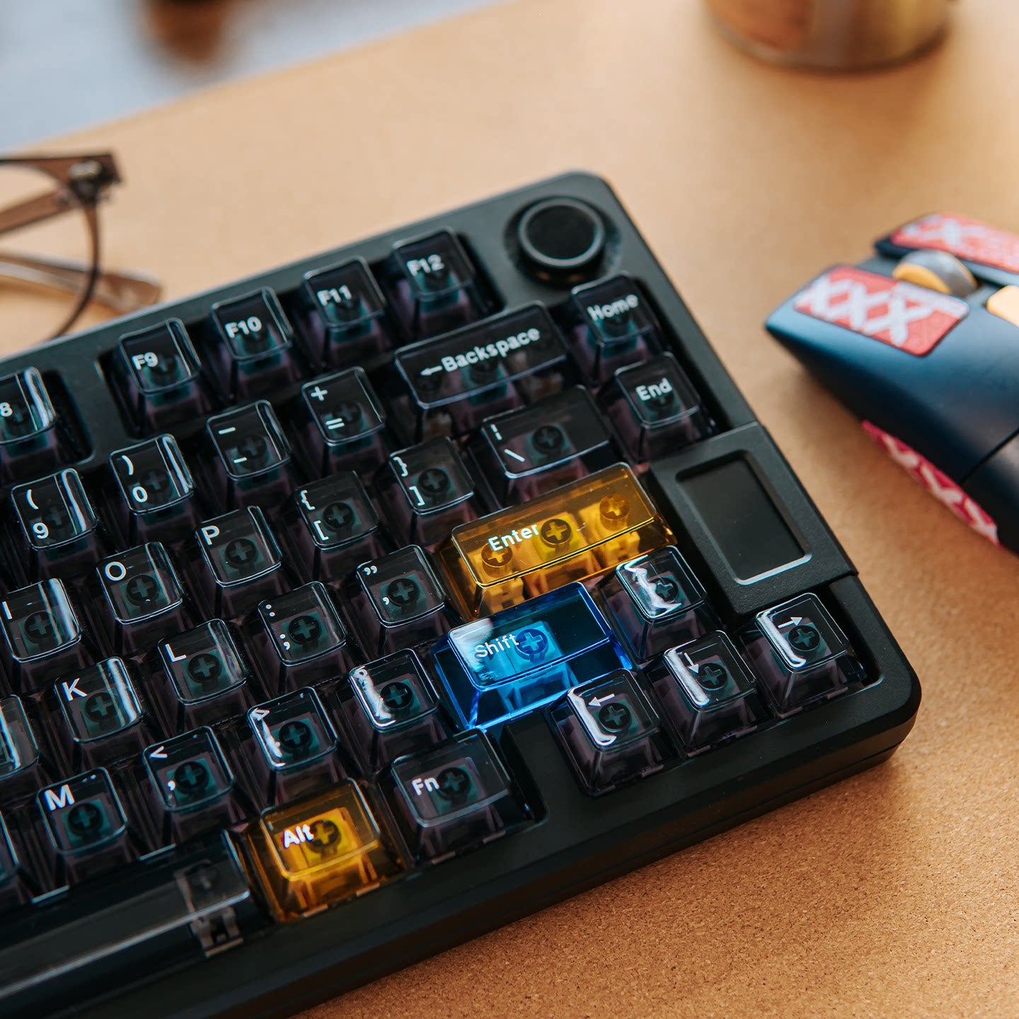 #0258 Interstellar High Transparency PC Keycaps Premium Gray Cherry Profile (not Including Keyboard)