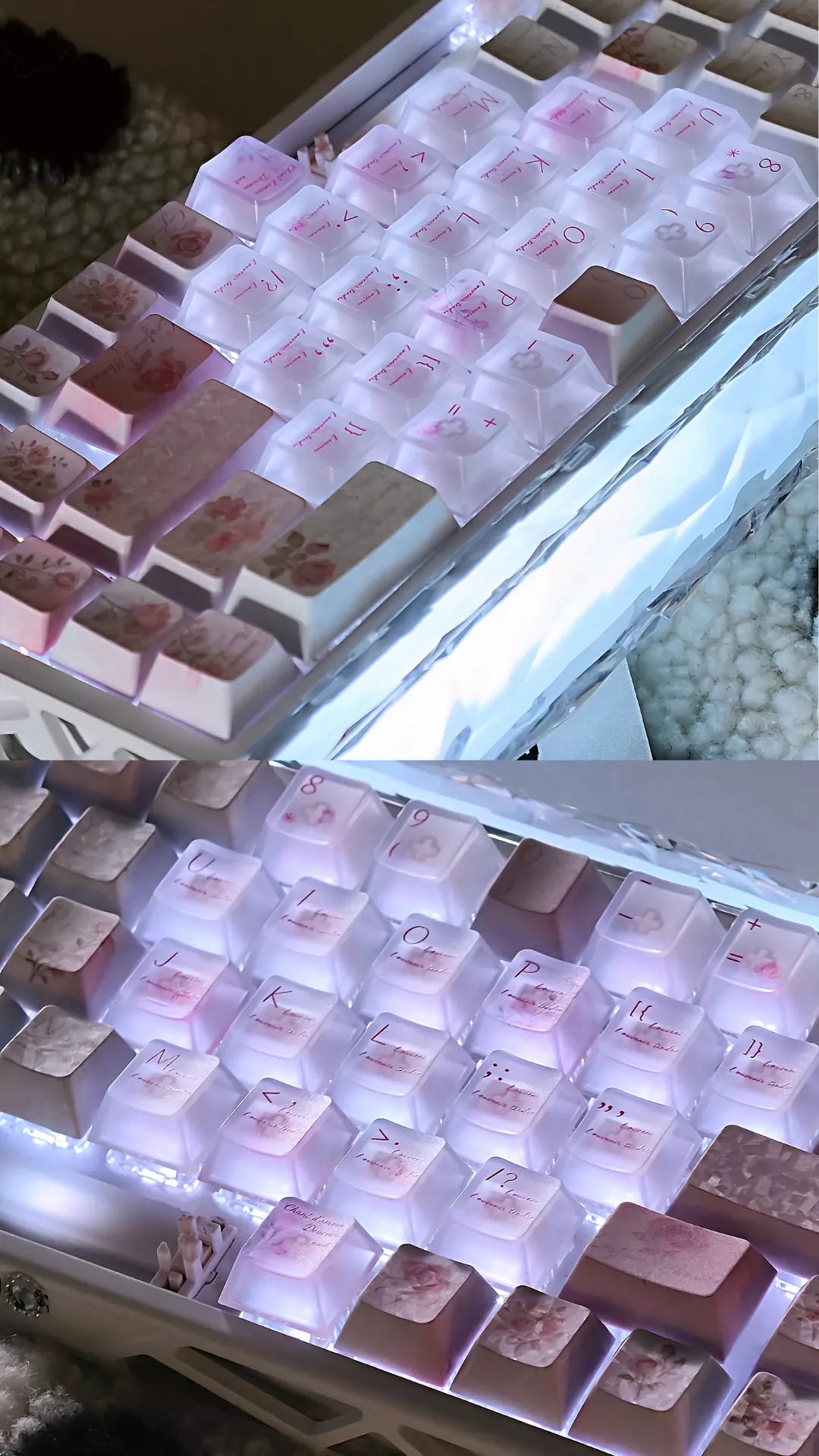 #0289 PINKROSE Misty Keycap Cherry Profile