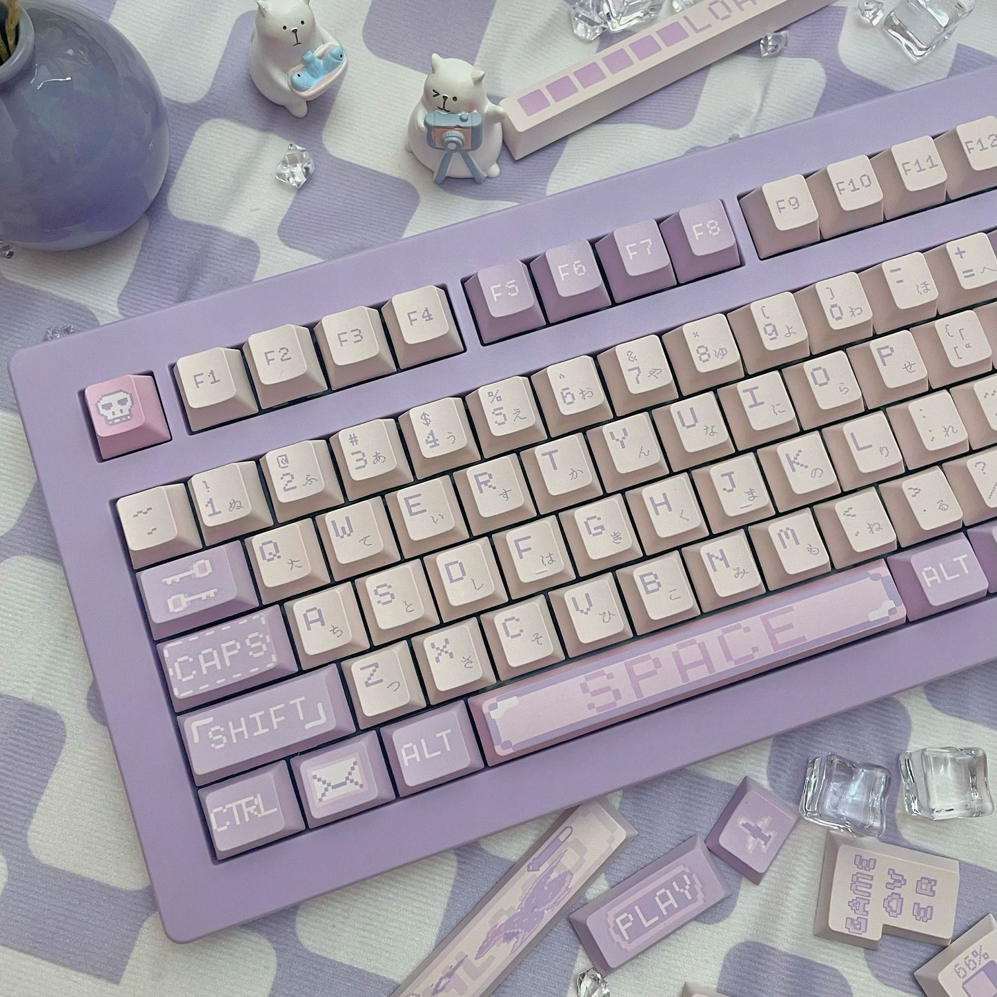 Pixel Magic Potion Purple Keycap Cherry/foa Profial Bobo Cat Studio