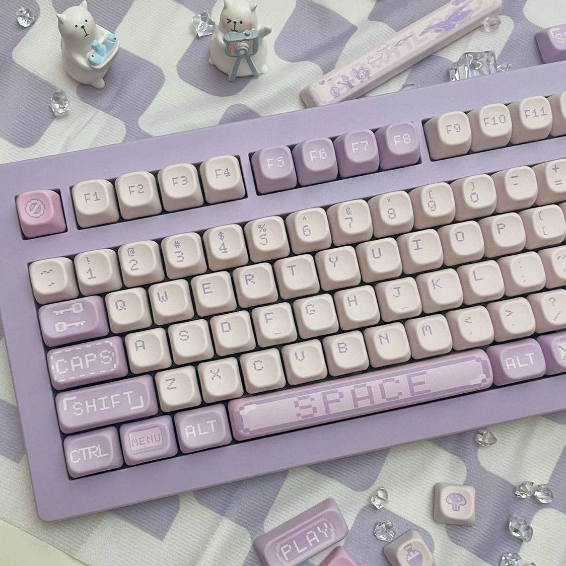 Pixel Magic Potion Purple Keycap Cherry/foa Profial Bobo Cat Studio