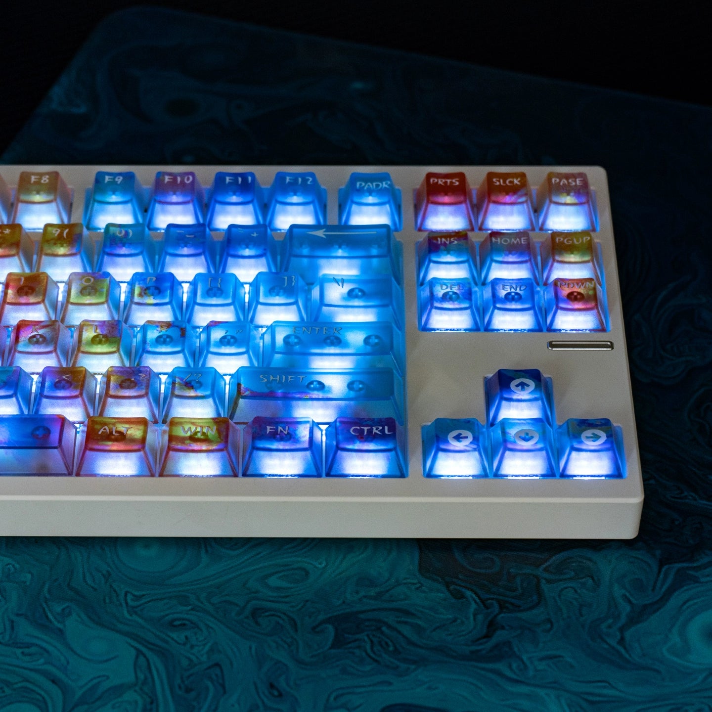 #0214 Neon/Universe/Star Gradually Change Foggy Matte Keycap（not including keyboard）