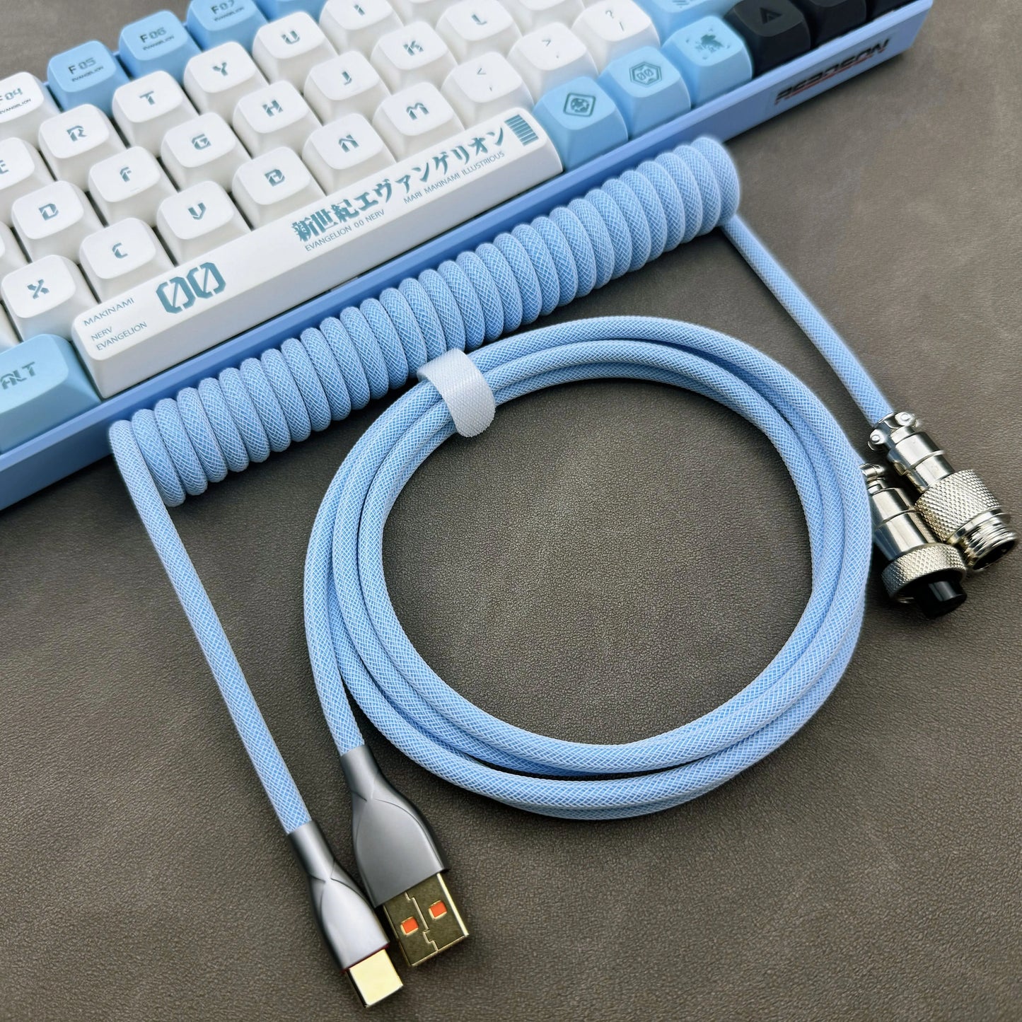 Stretchable Coiled Cable USB-C Type