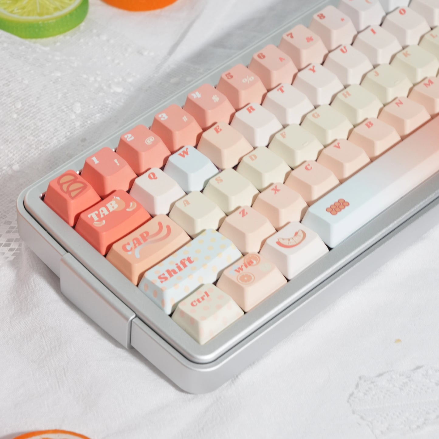 #0226 Orange Sea Keycaps designed by Endless Lab (not including keyboard)