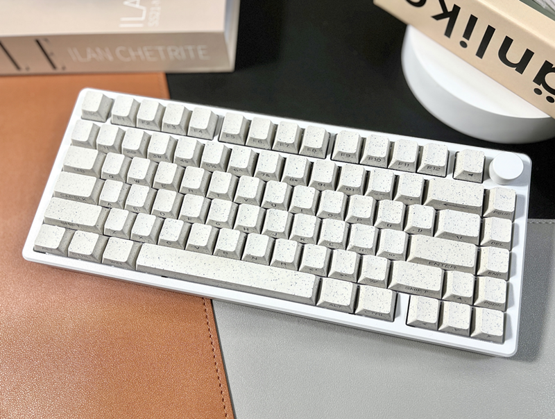 019 Beige Grain recovery 131 keys cherry profile side print keycaps