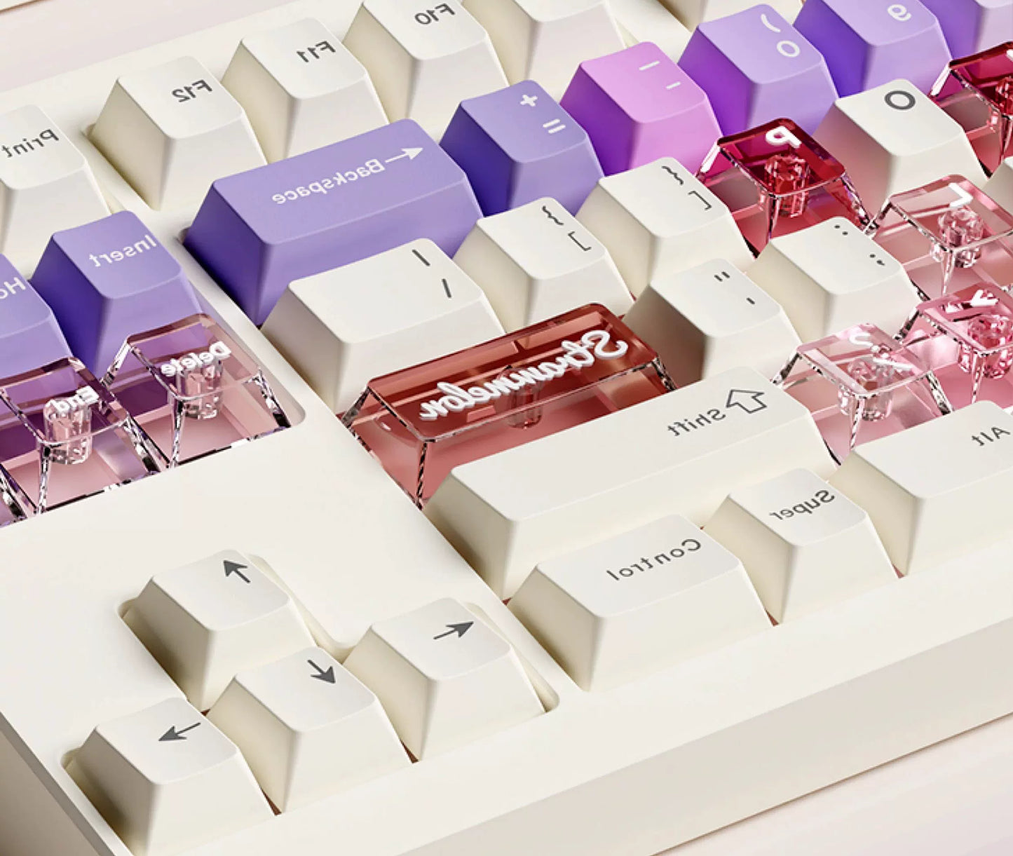 #0224 Cheese Berry Melon Pink Purple Cute Keycap Cherry Profile Designed By ET Studio（not including keyboard)）
