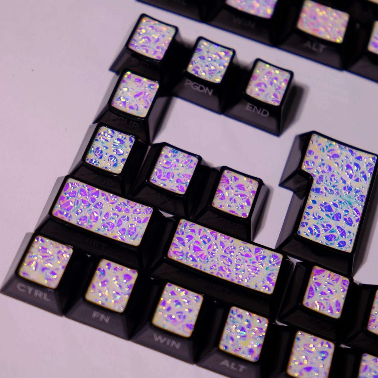 #0251Metal Paint Mixing Coated Keycap Cherry Profile (Not including keyboard)