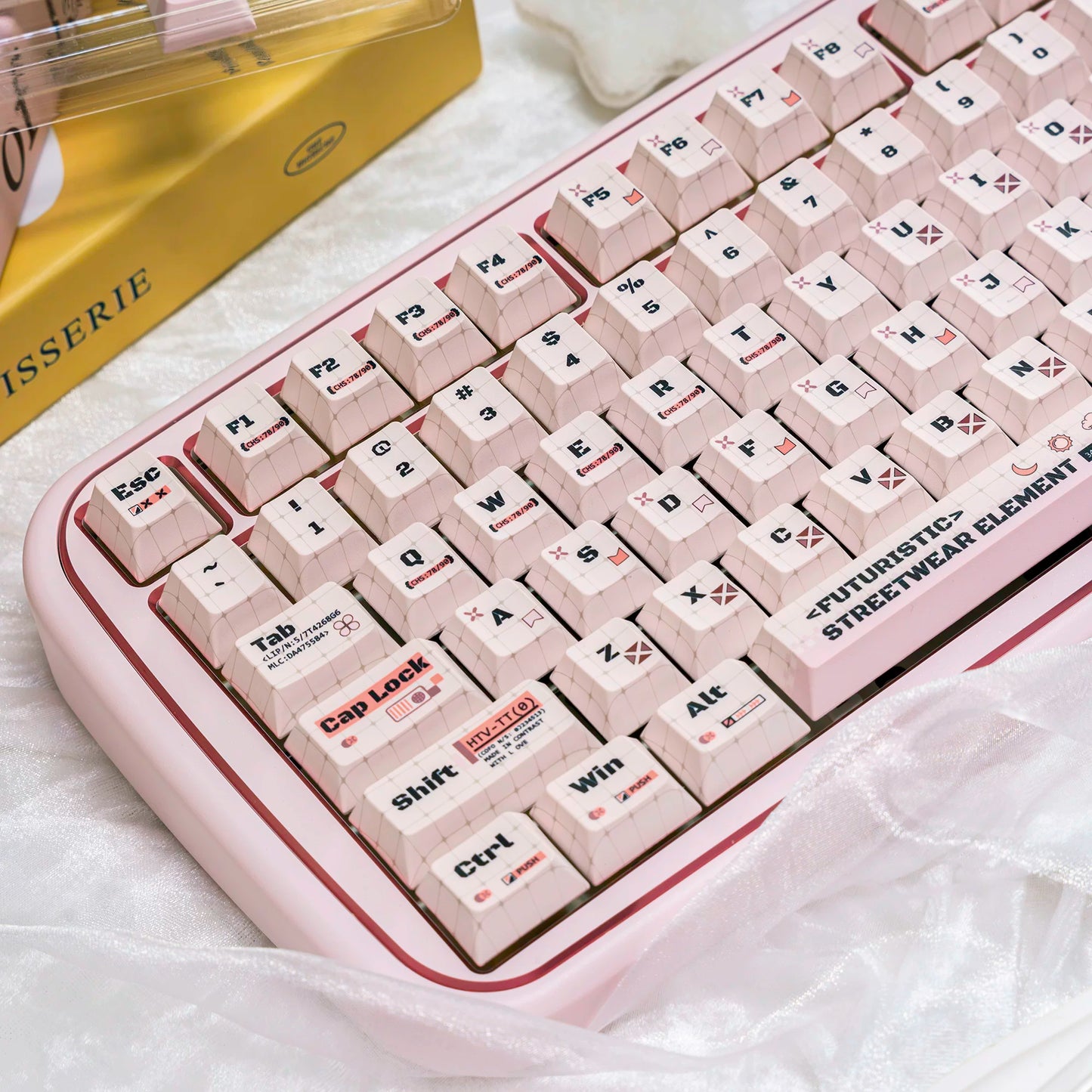 #0256 Cute Coder Keycap Cherry Profile Designed By URE（not including keyboard）
