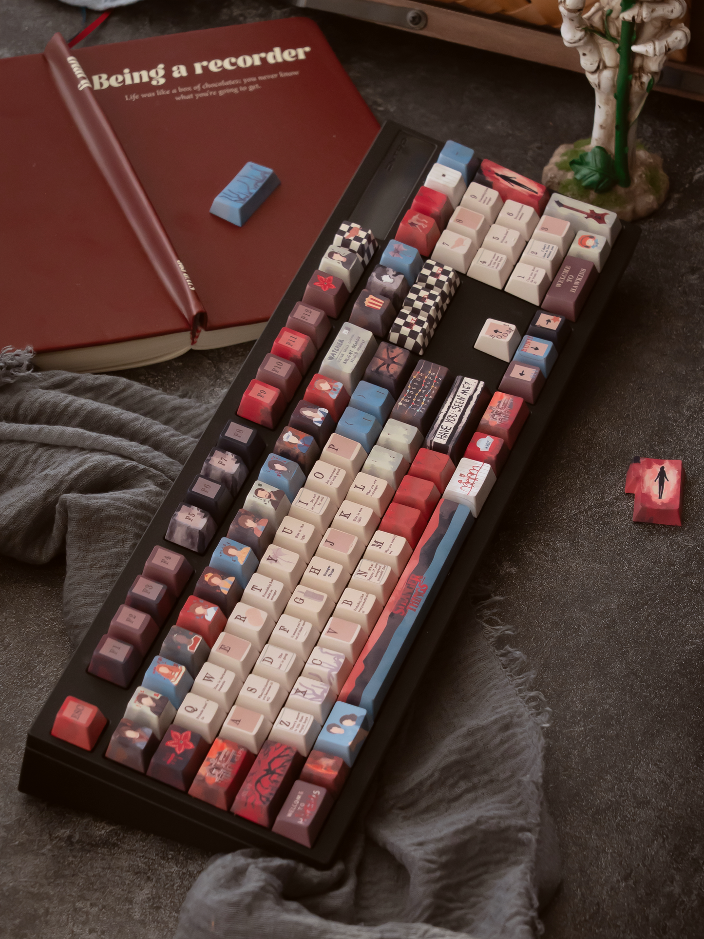 #0267 Stranger Things Keycap Cherry/MOA Profile (not Including Keyboard)