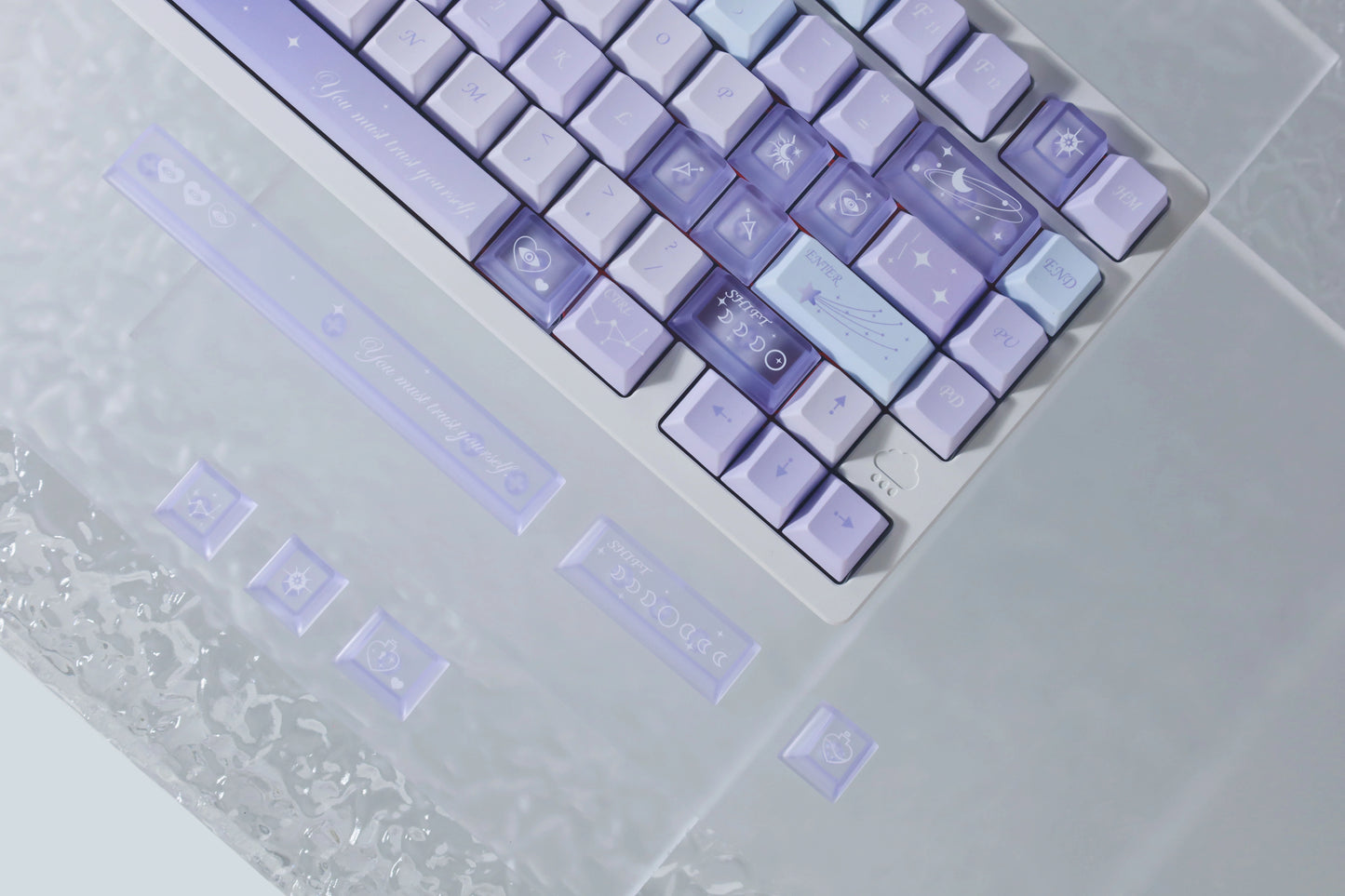 #0221 Purple Crystal Magic Lab Keycap Designed By Dorakey