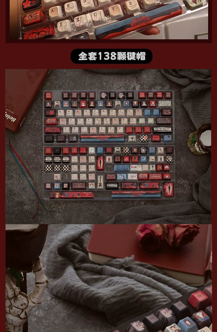 #0267 Stranger Things Keycap Cherry/MOA Profile (not Including Keyboard)