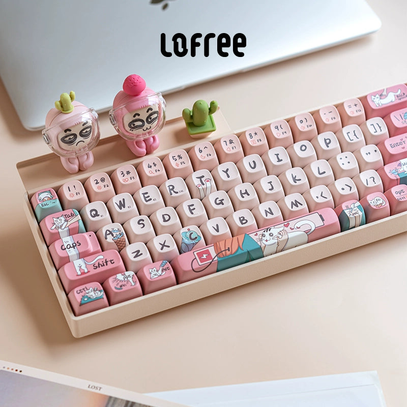 #0215 Lofree Blind Box Keyboard Toy Doll & the tray (not including keyboard)