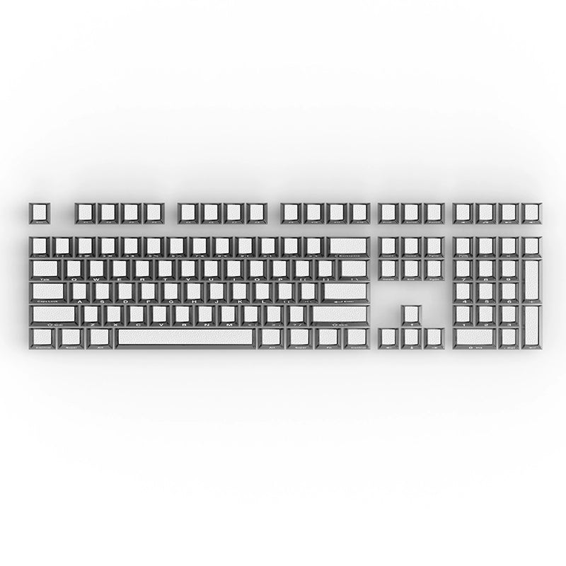 #0213 Leather Top Clear Keycaps Designed By OSHID（only keycaps not including keyboeard)