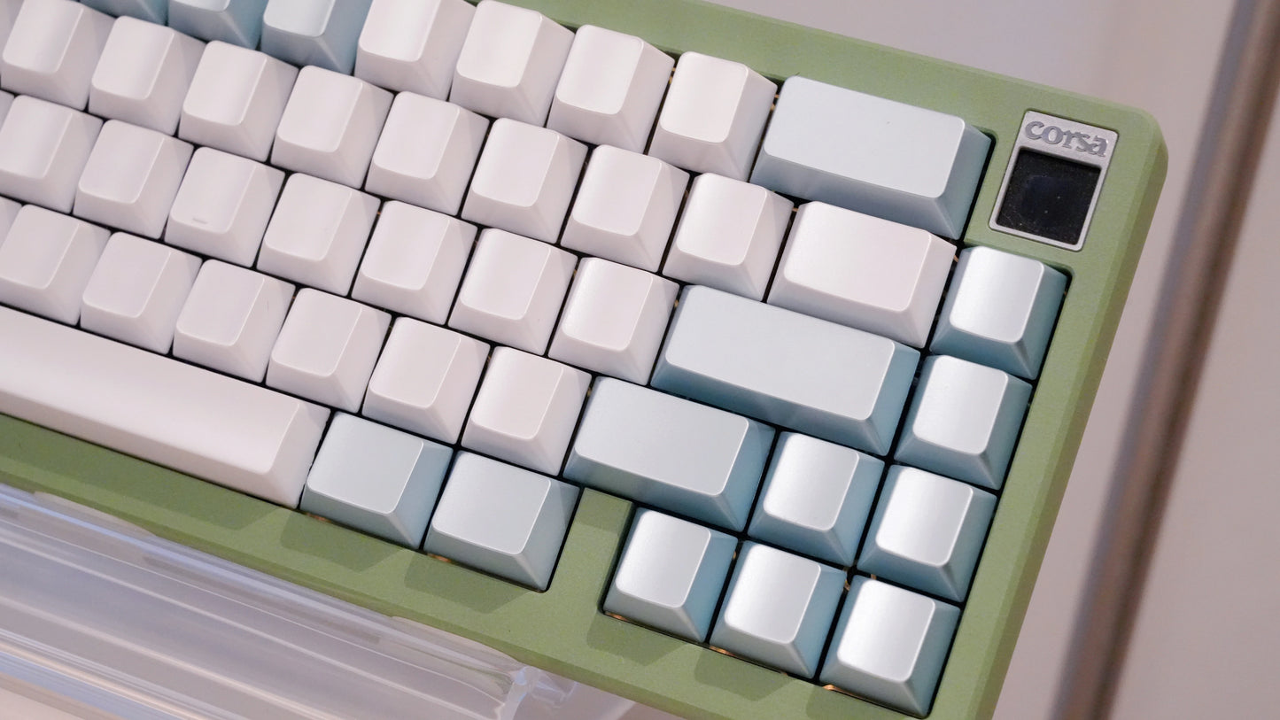 Silver Pearl Tears Cherry Profile Keycaps Keyria Labs Design