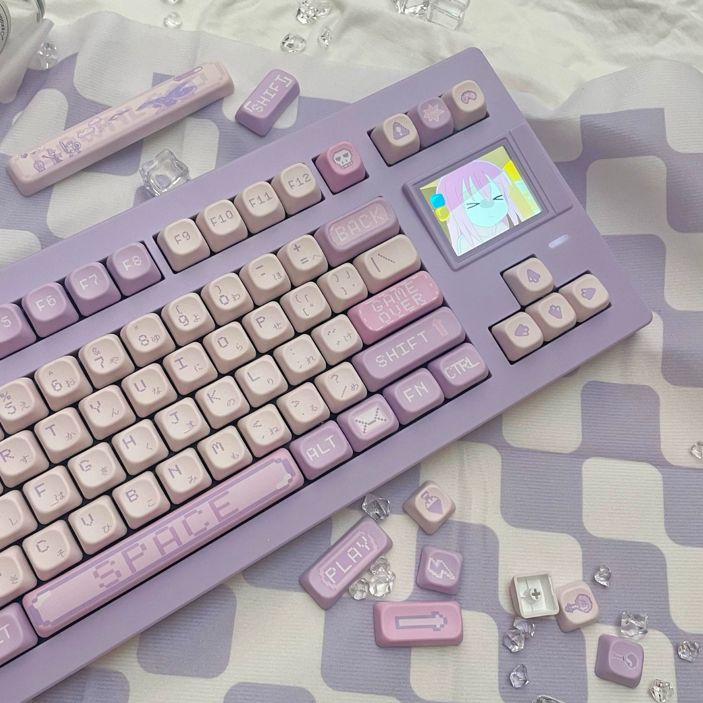 Pixel Magic Potion Purple Keycap Cherry/foa Profial Bobo Cat Studio