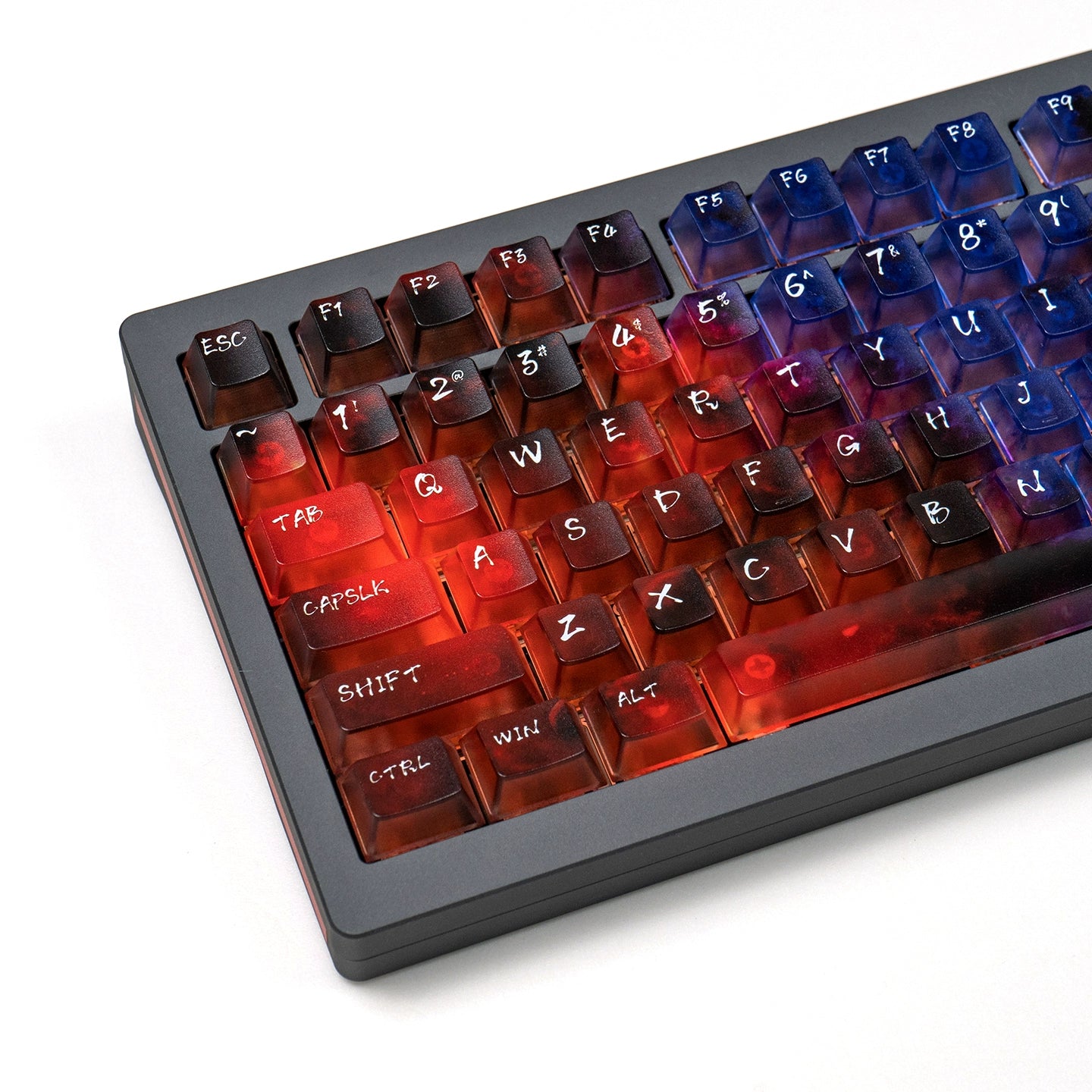 #0214 Neon/Universe/Star Gradually Change Foggy Matte Keycap（not including keyboard）