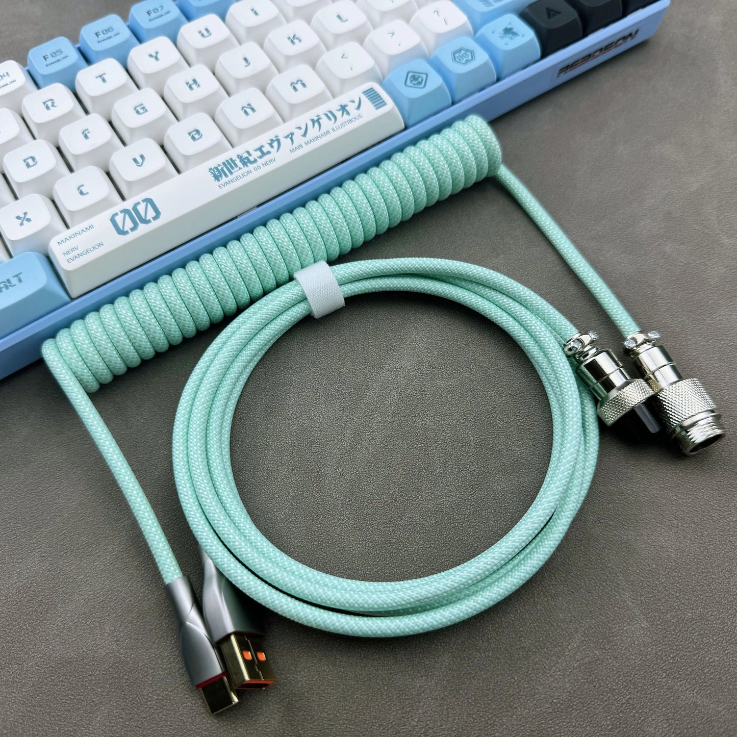 Stretchable Coiled Cable USB-C Type