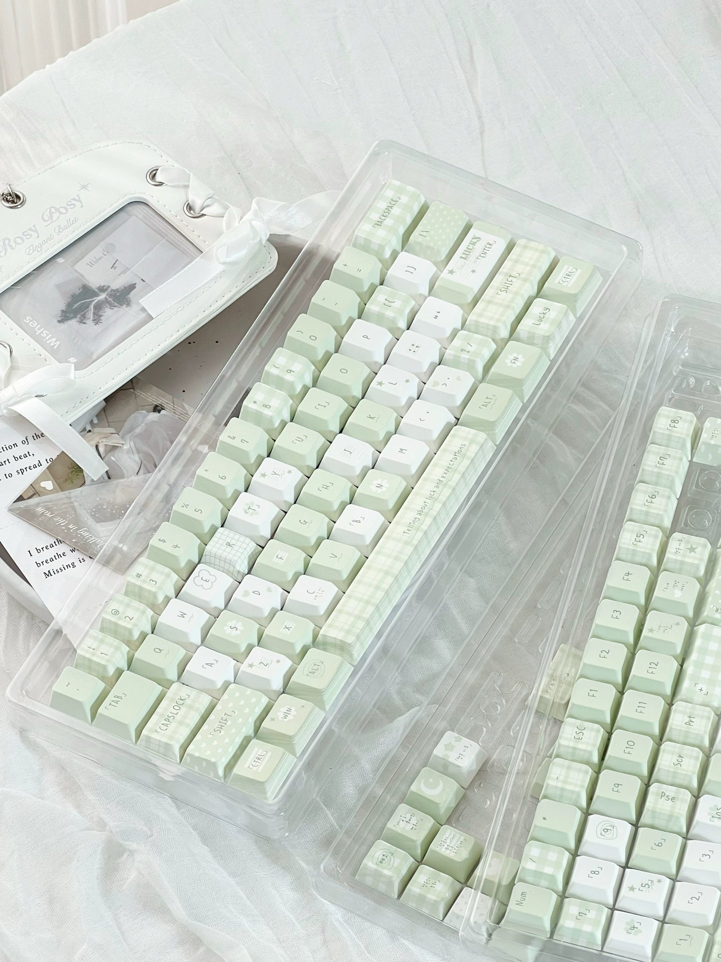 #0210 Forest Talk Fresh Pale Green Keycap (not including keyboard)