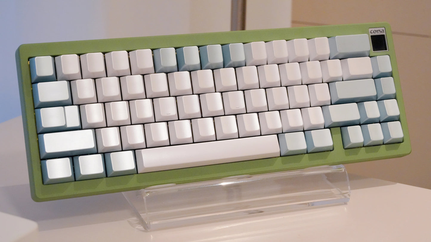#0246 Pearl Tears Keycaps Cherry Profile Designed By Keyria Labs (not including keyboard)