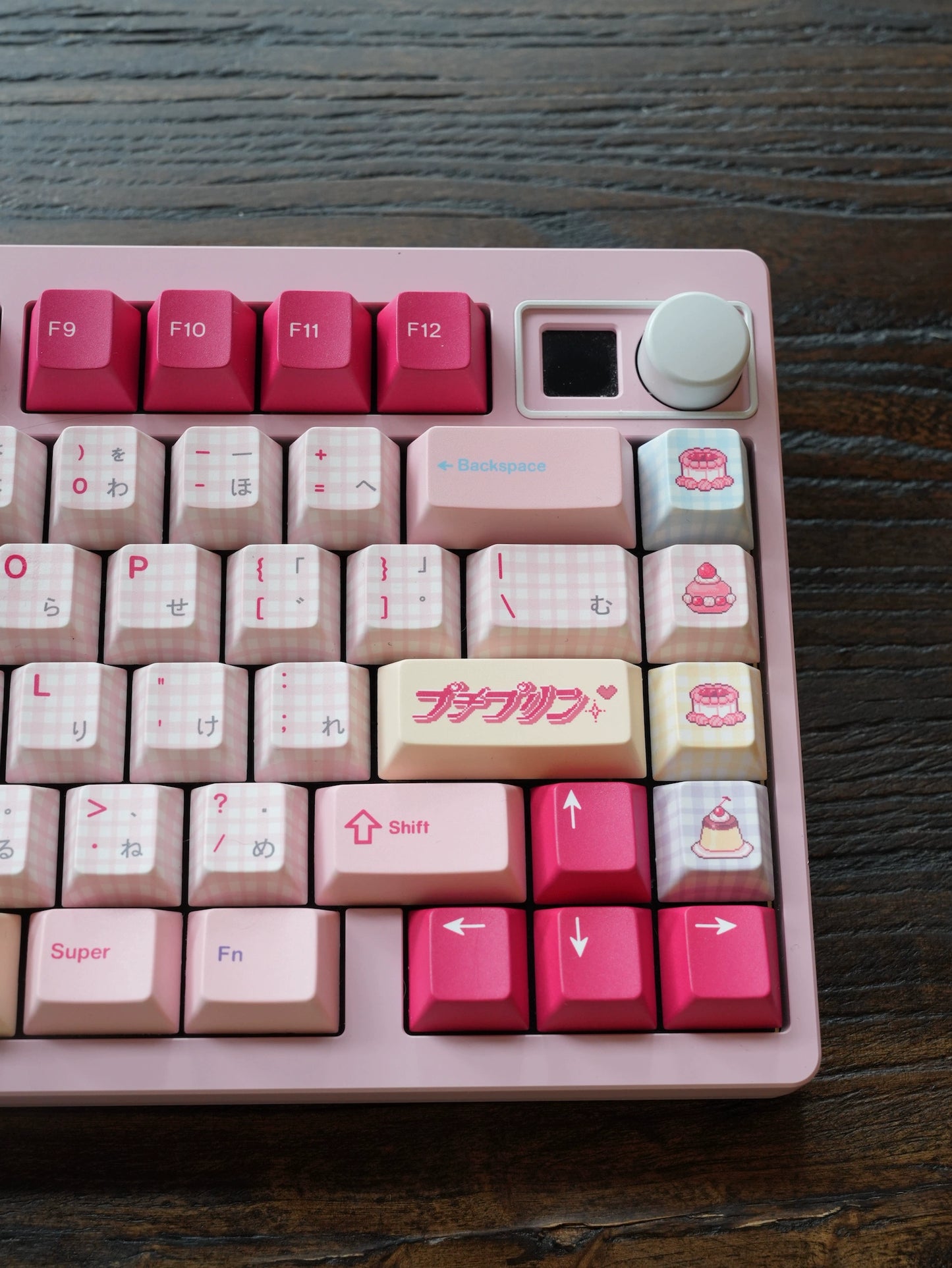 #0242 Showa Dessert Cream Soda Pastel Grid Keycaps Designed By Keyria Labs