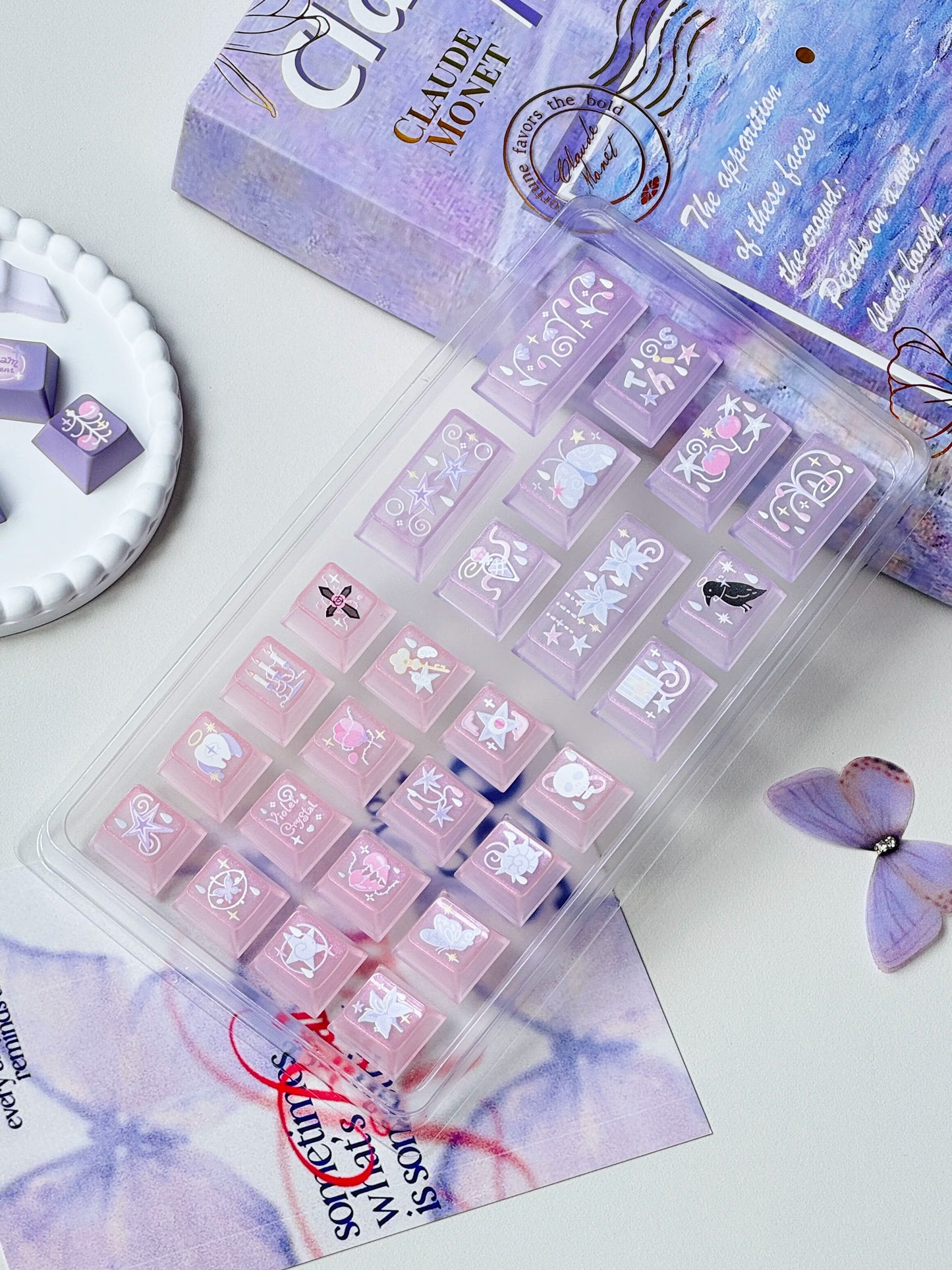 #0291 Purple Day Dream Keycaps Cherry Profile Designed By MoCoo