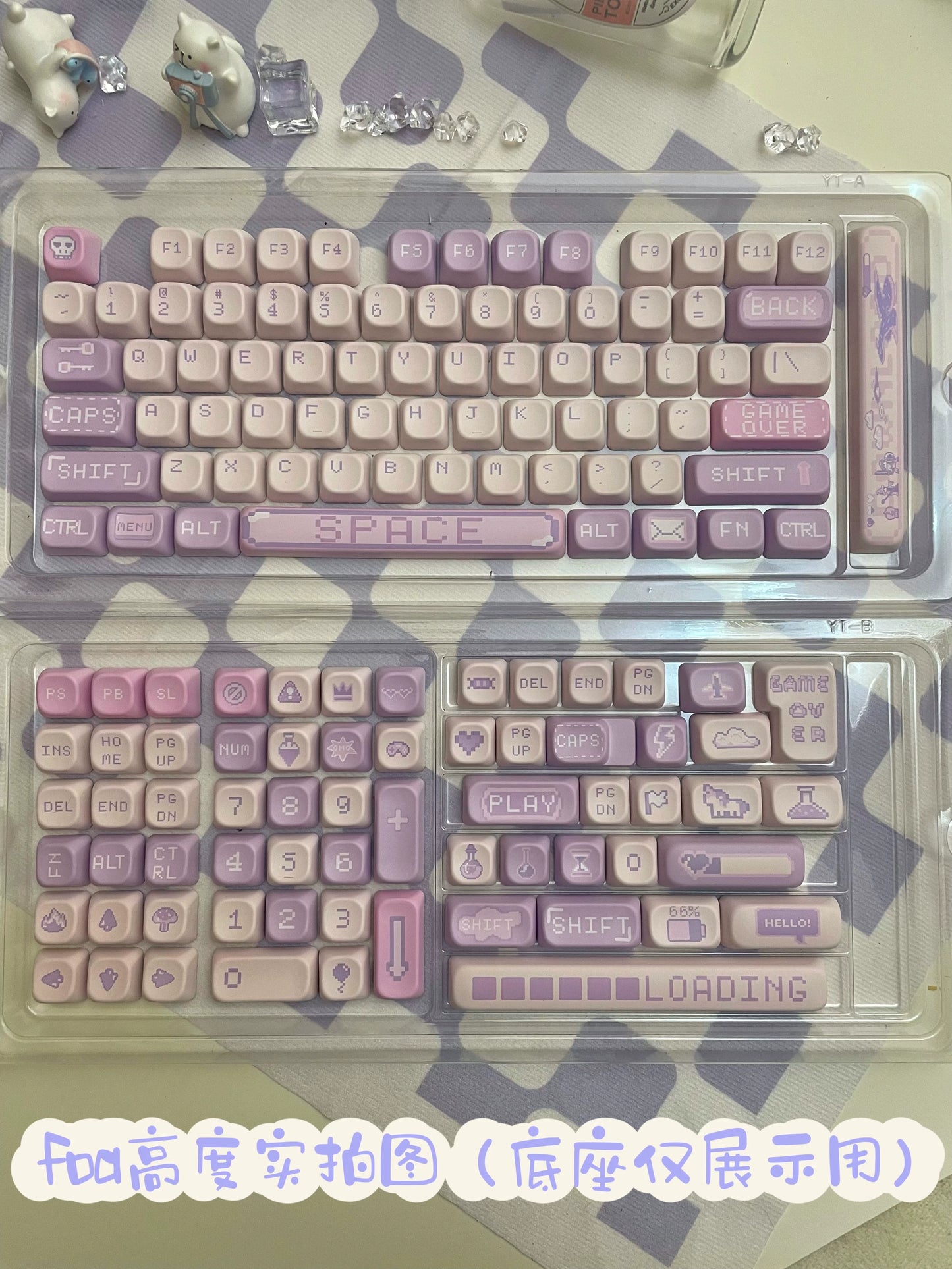 Pixel Magic Potion Purple Keycap Cherry/foa Profial Bobo Cat Studio