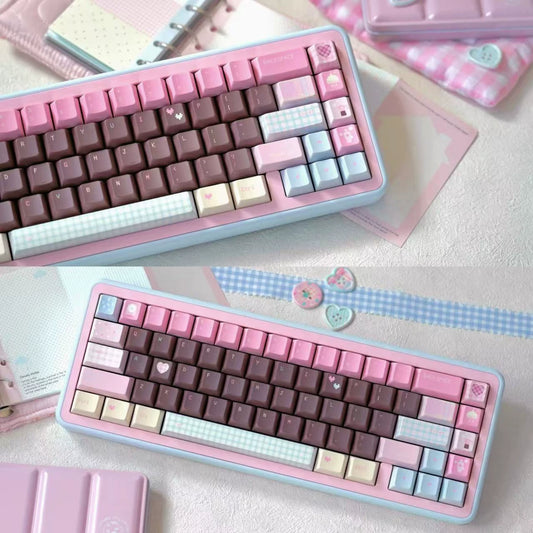 #0263 House of Dreams chocolate pink keycap cherry profile (not including keyboard)
