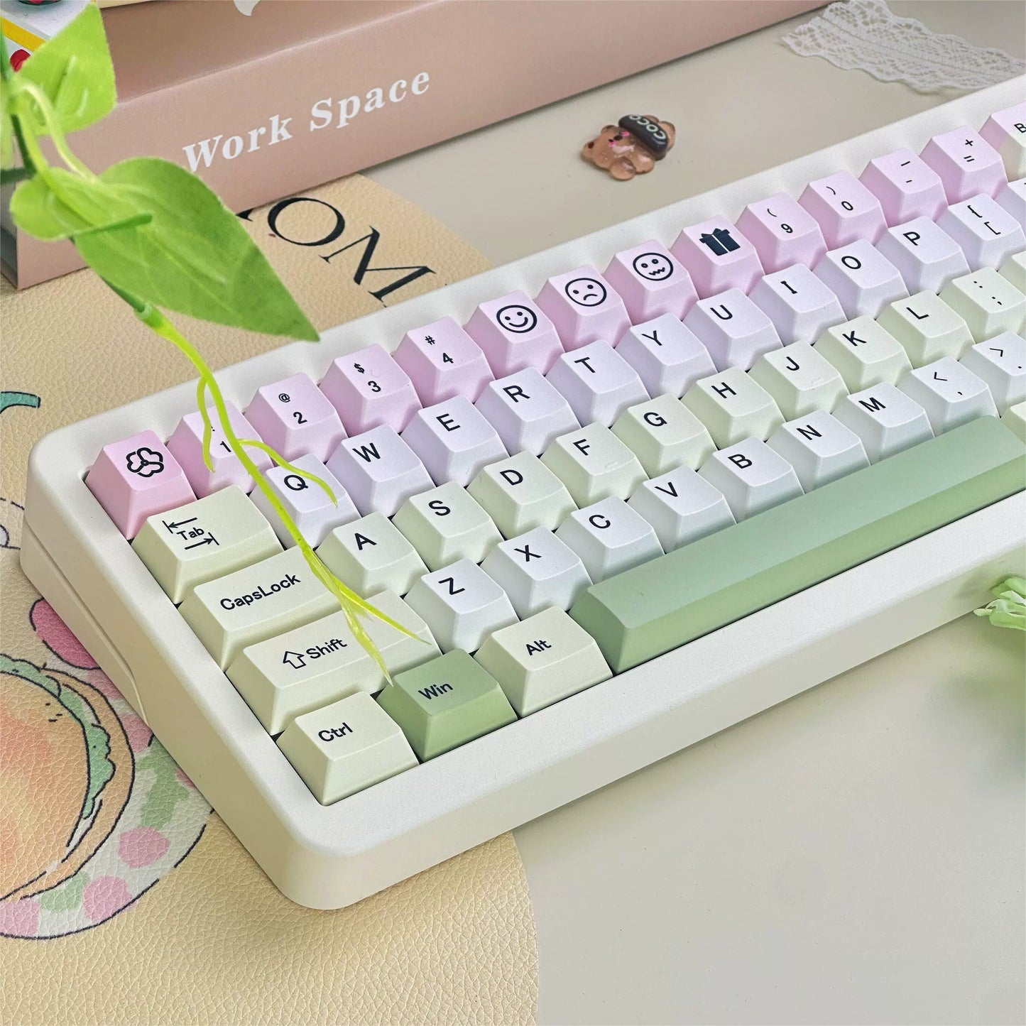 002 Peach Grape Oolong Tea Keycap Cherry Profile 139 Keys