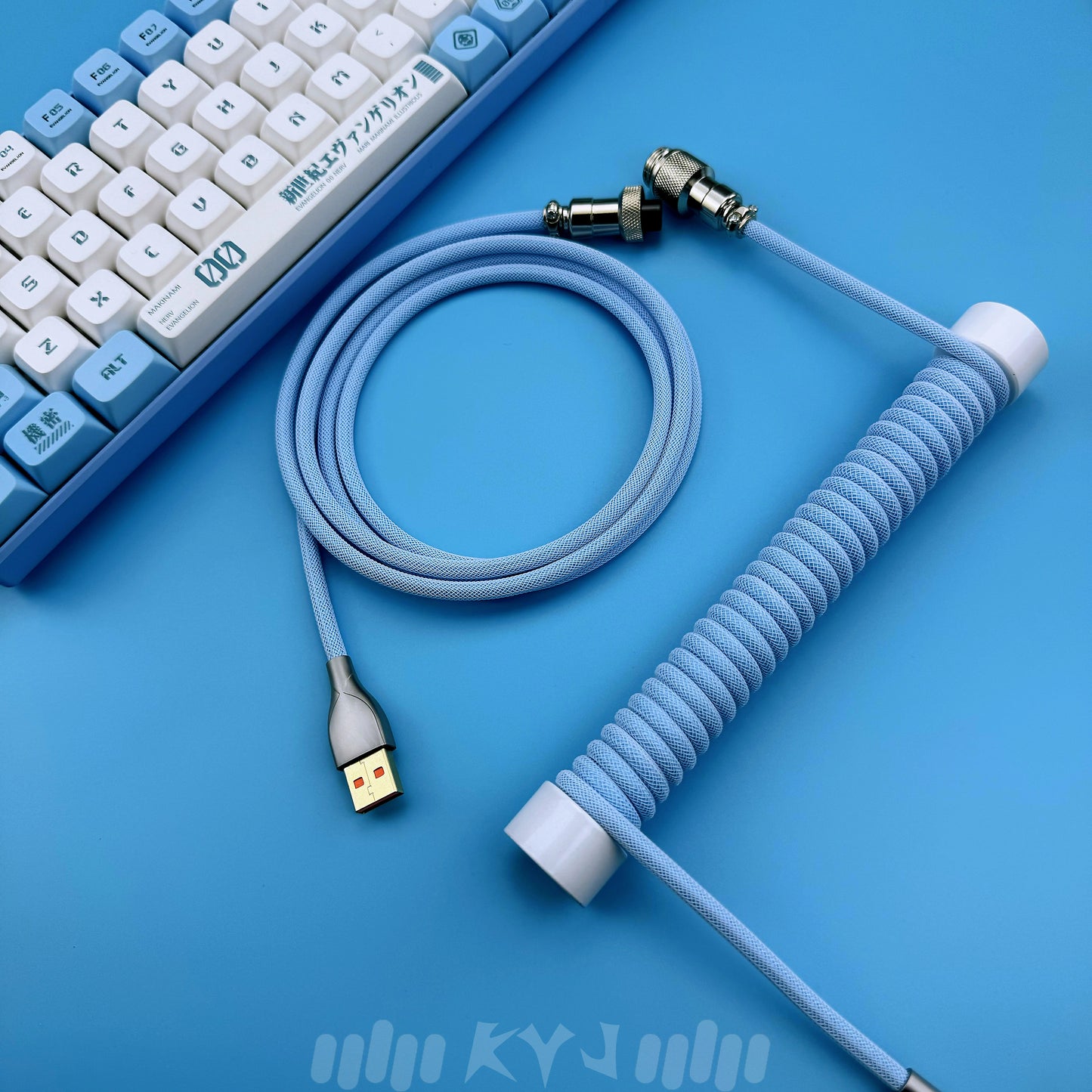 Stretchable Coiled Cable USB-C Type