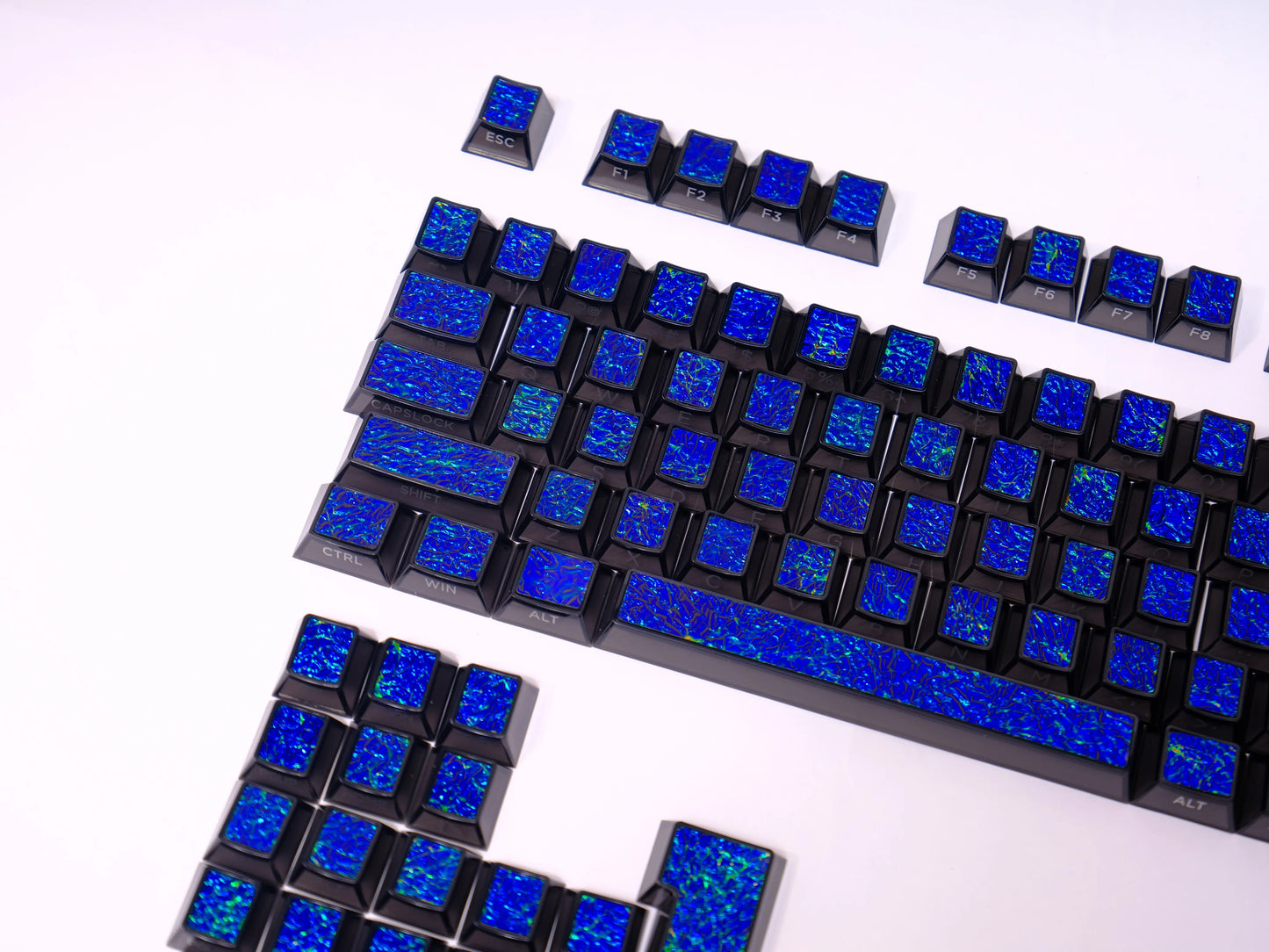 #0251Metal Paint Mixing Coated Keycap Cherry Profile (Not including keyboard)
