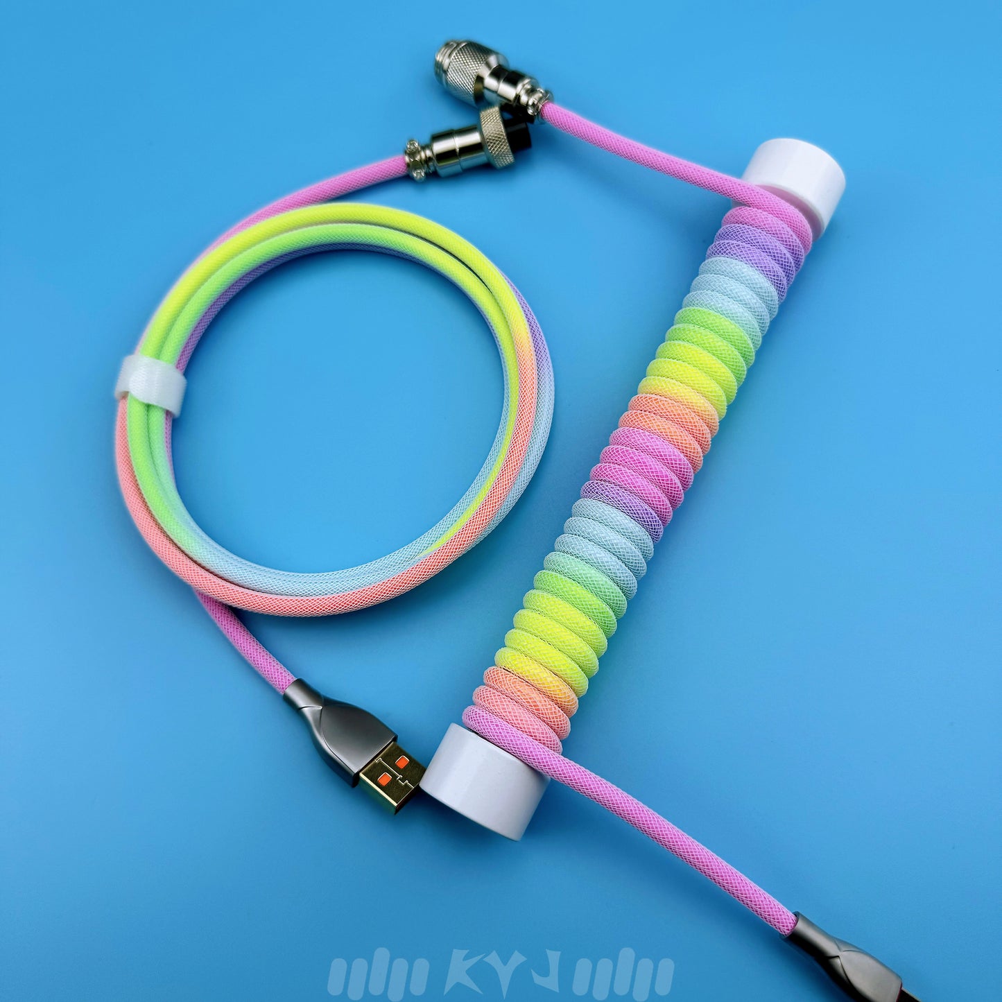 Stretchable Coiled Cable USB-C Type