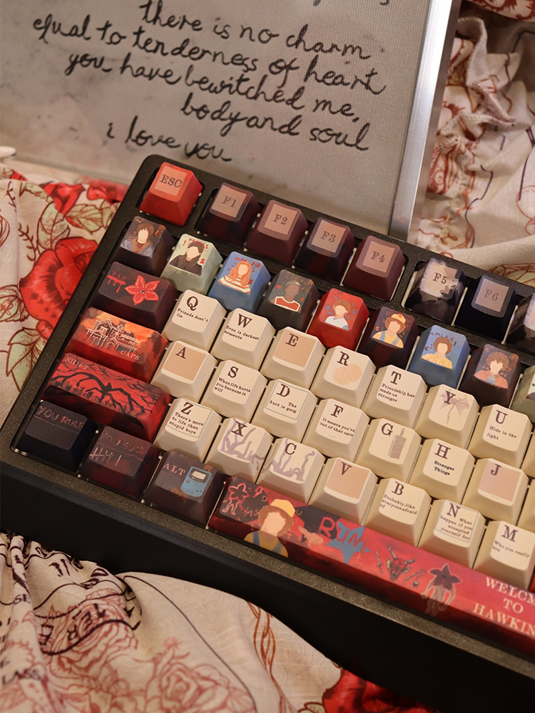 #0267 Stranger Things Keycap Cherry/MOA Profile (not Including Keyboard)