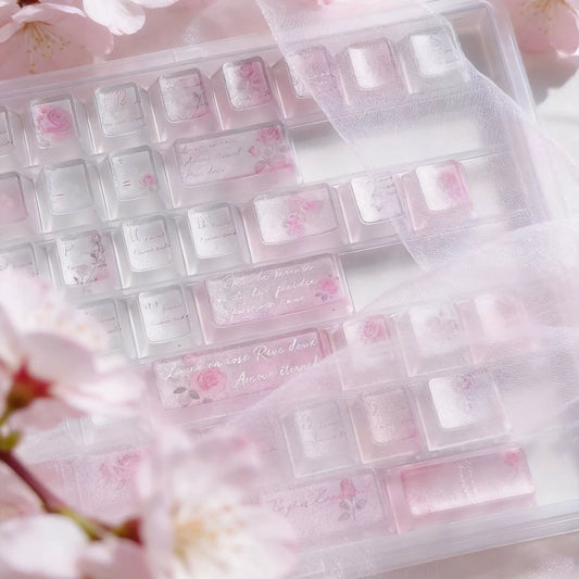 #0289 PINKROSE Misty Keycap Cherry Profile