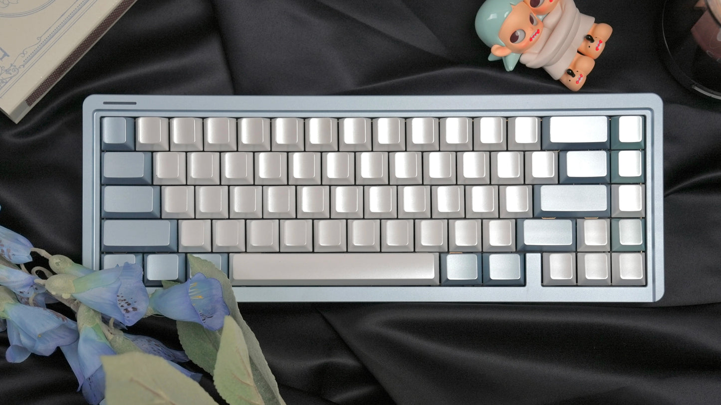 #0246 Pearl Tears Keycaps Cherry Profile Designed By Keyria Labs (not including keyboard)