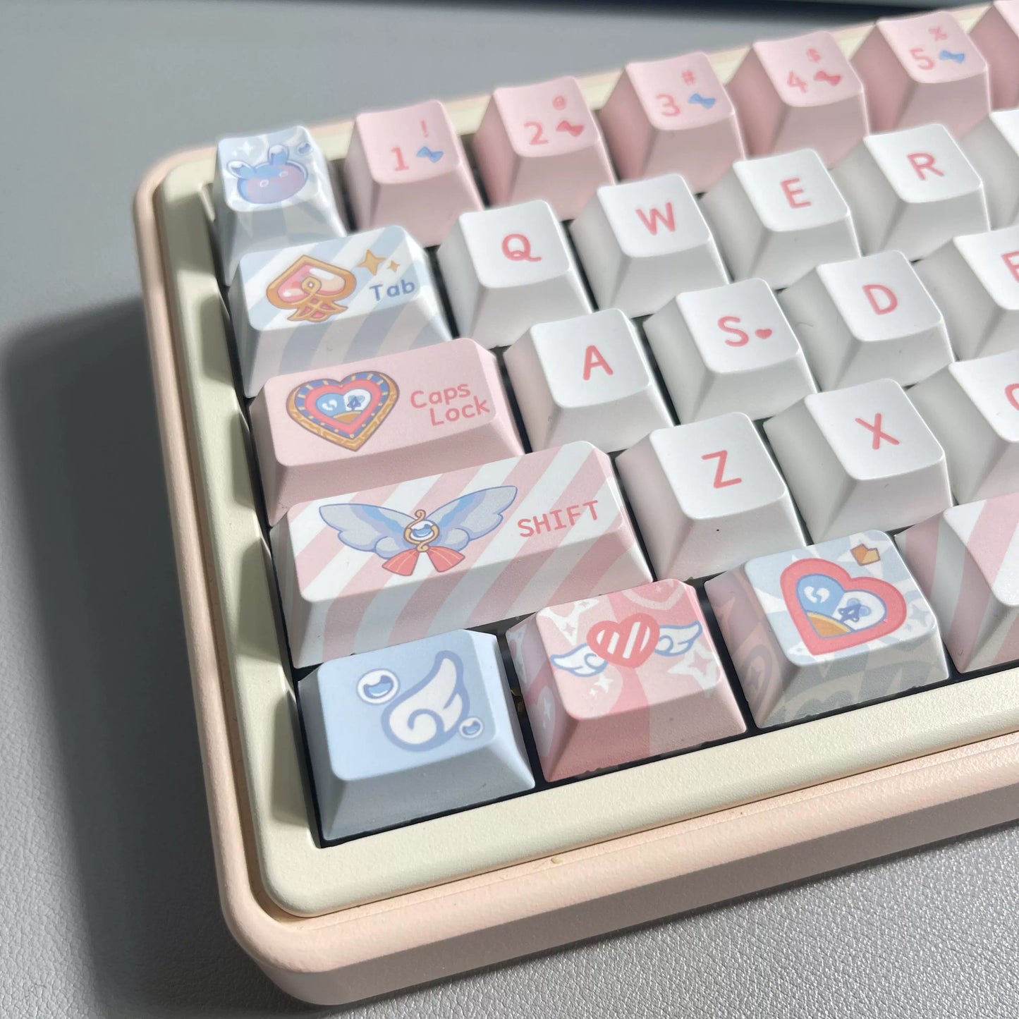 110 Sigewinne /wanderer /Chopper Keycap Cute Pastel Pink Blue Yellow Keycaps