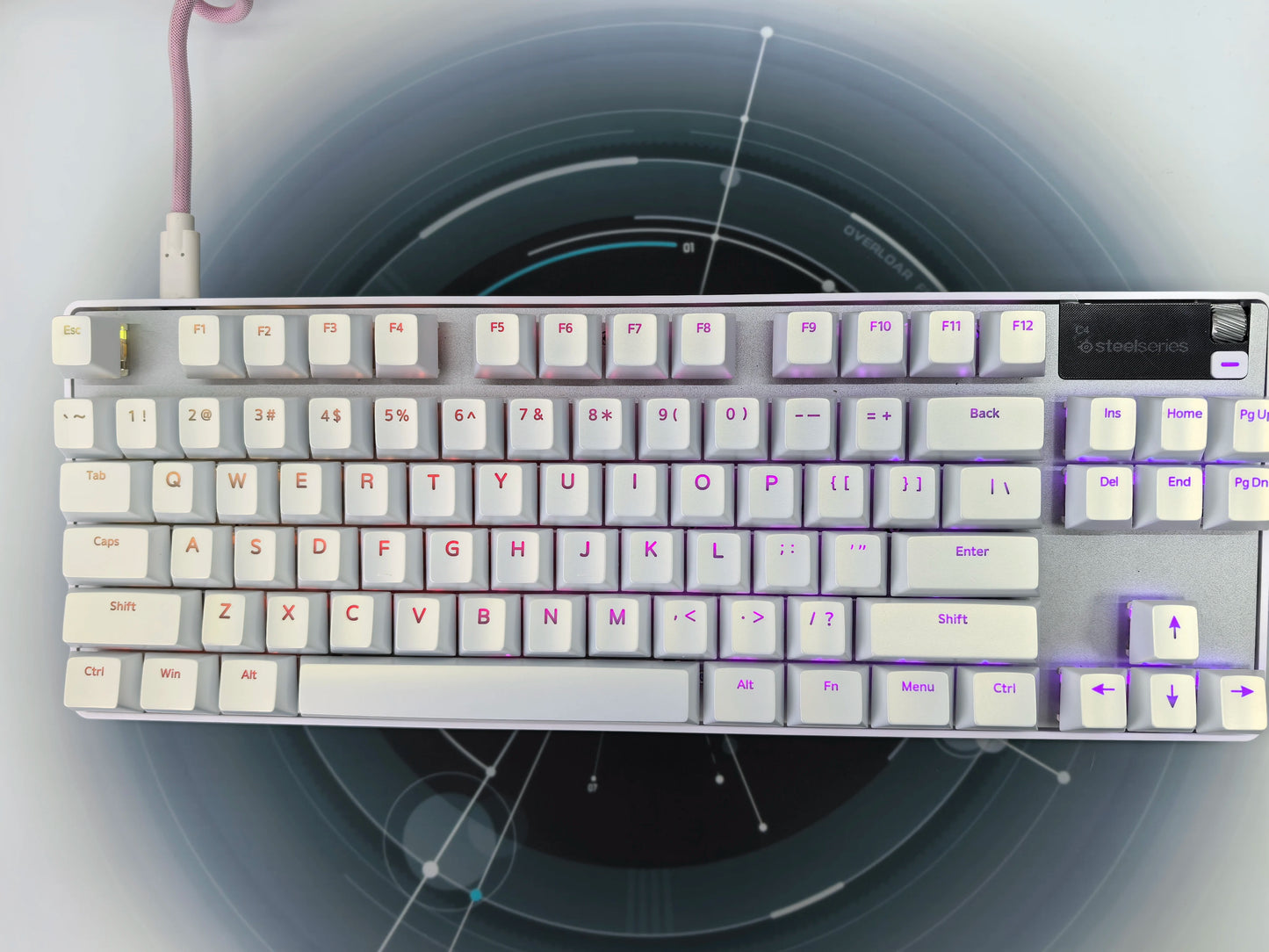 #0253 Symphony Pearl Shade Keycap Cherry Profile PBT1.7 Thickness Designed By FRONTIER