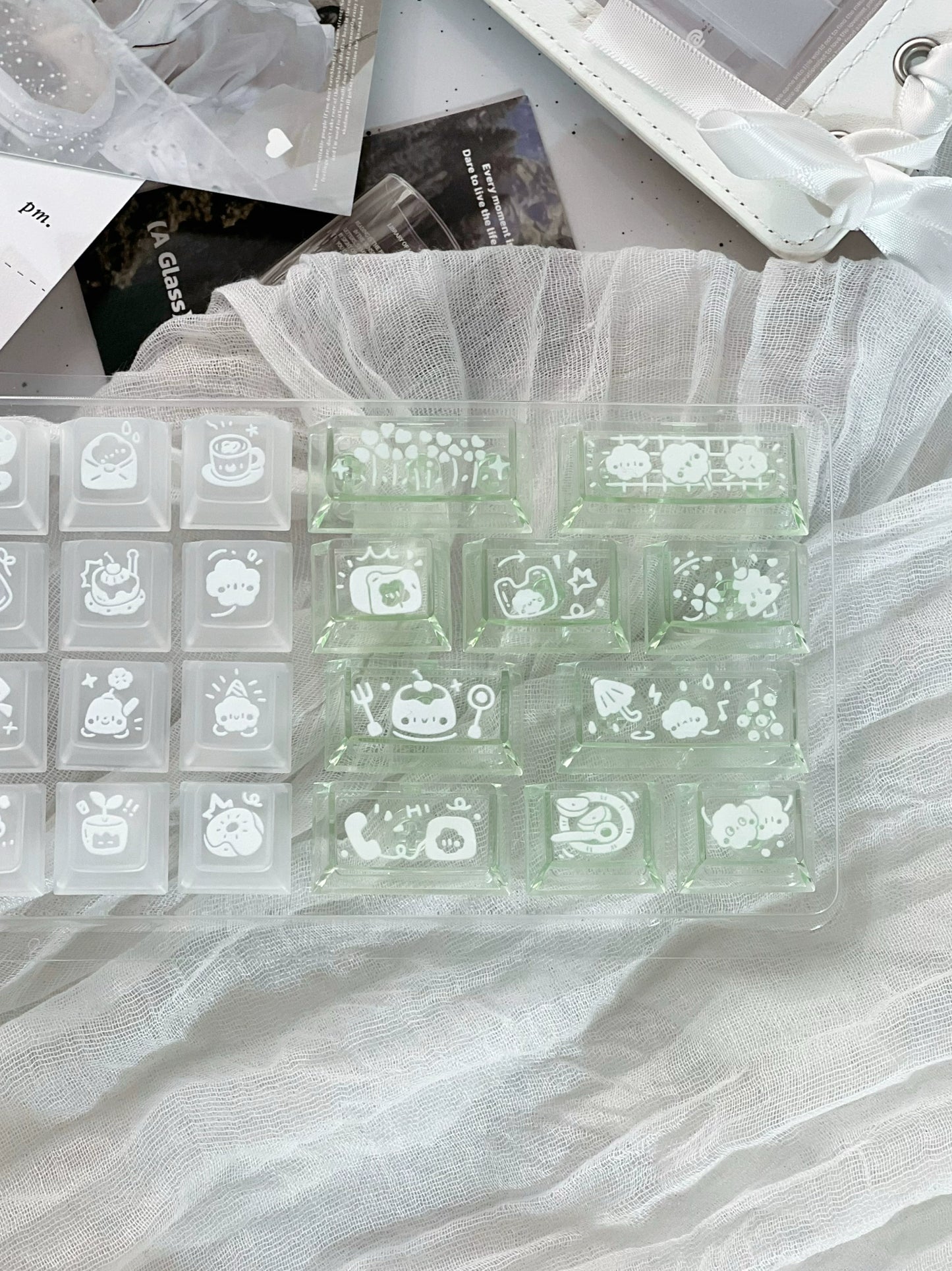 #0210 Forest Talk Fresh Pale Green Keycap (not including keyboard)