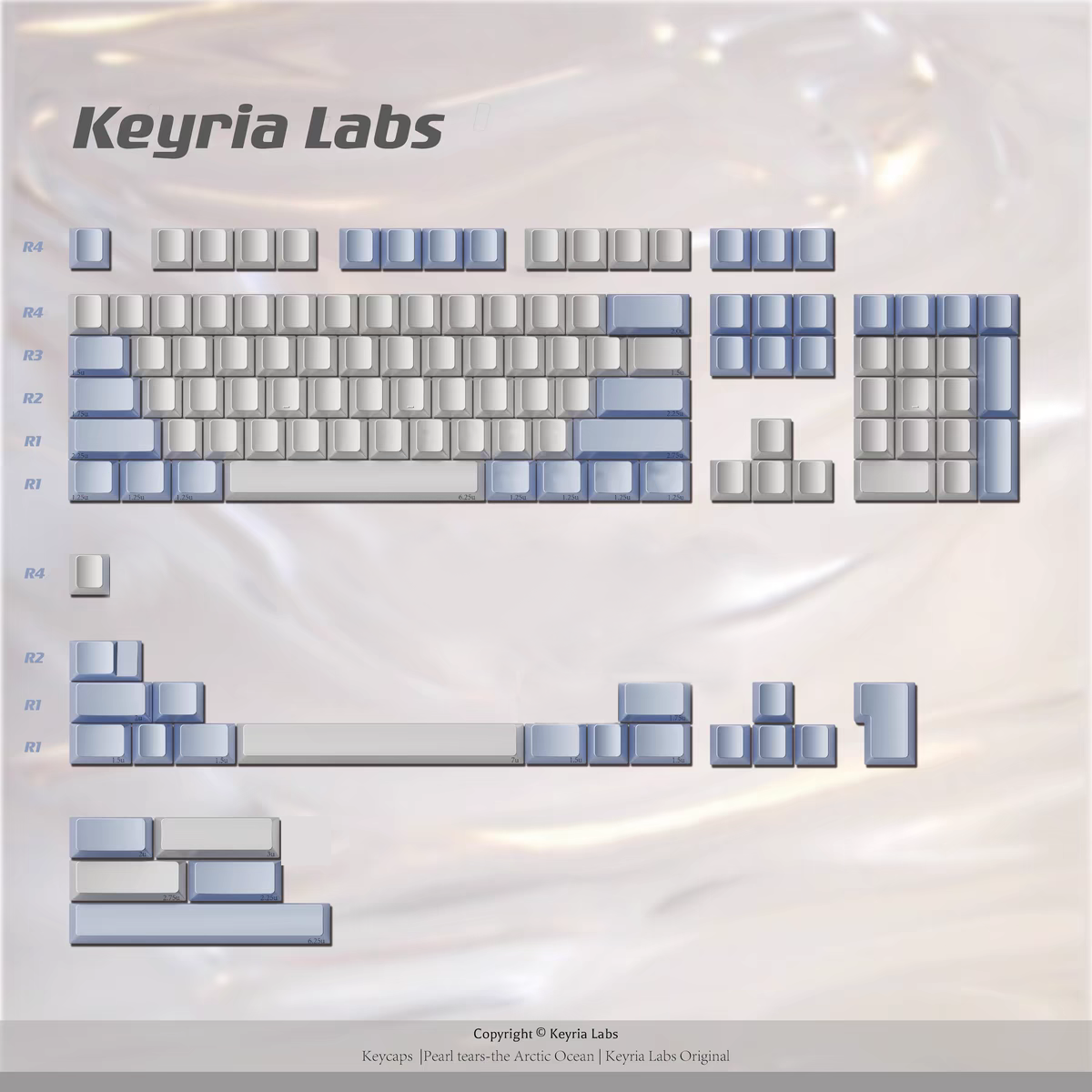 Silver Pearl Tears Cherry Profile Keycaps Keyria Labs Design Silver Pearl Tears Cherry Profile Keycaps Keyria Labs Design