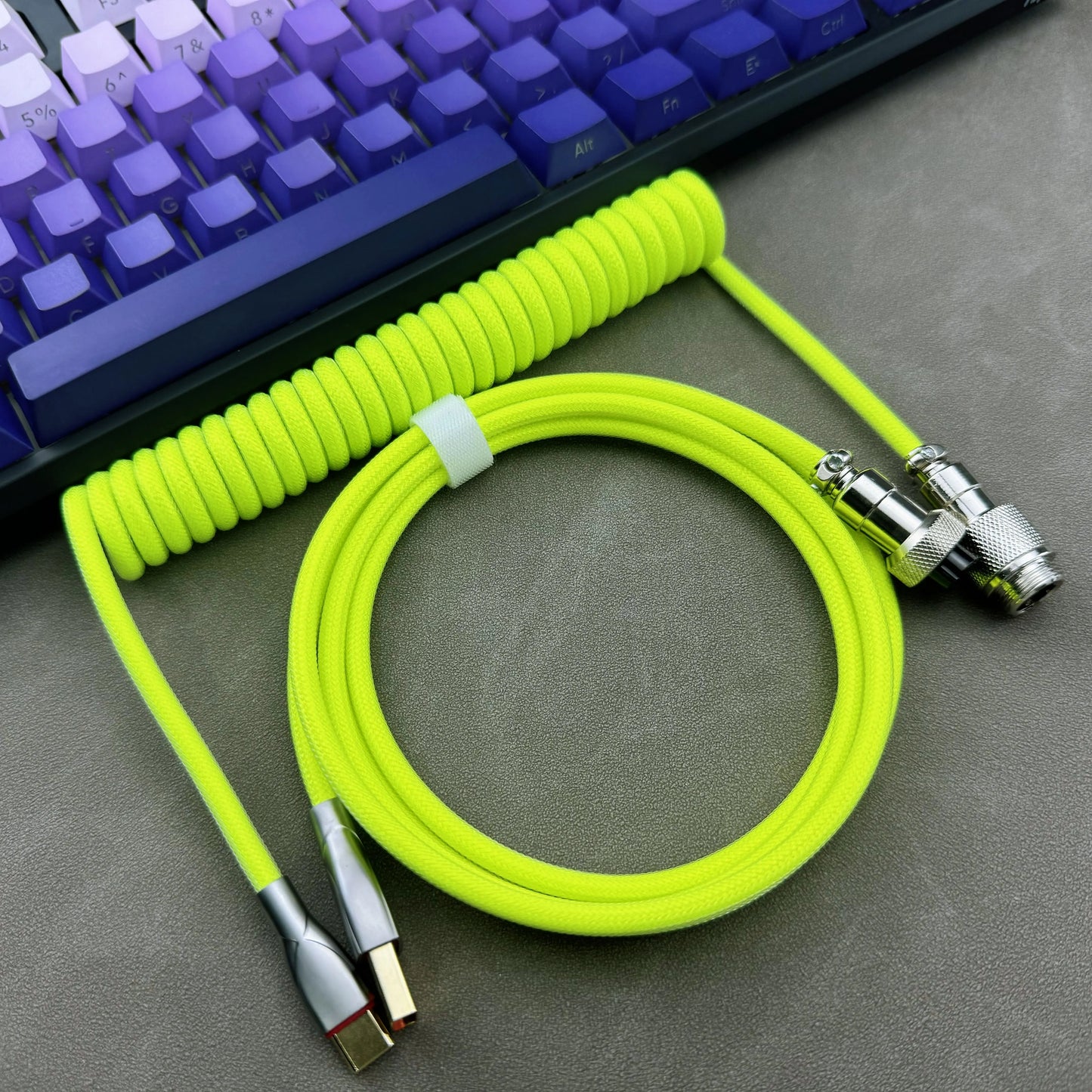 Stretchable Coiled Cable USB-C Type