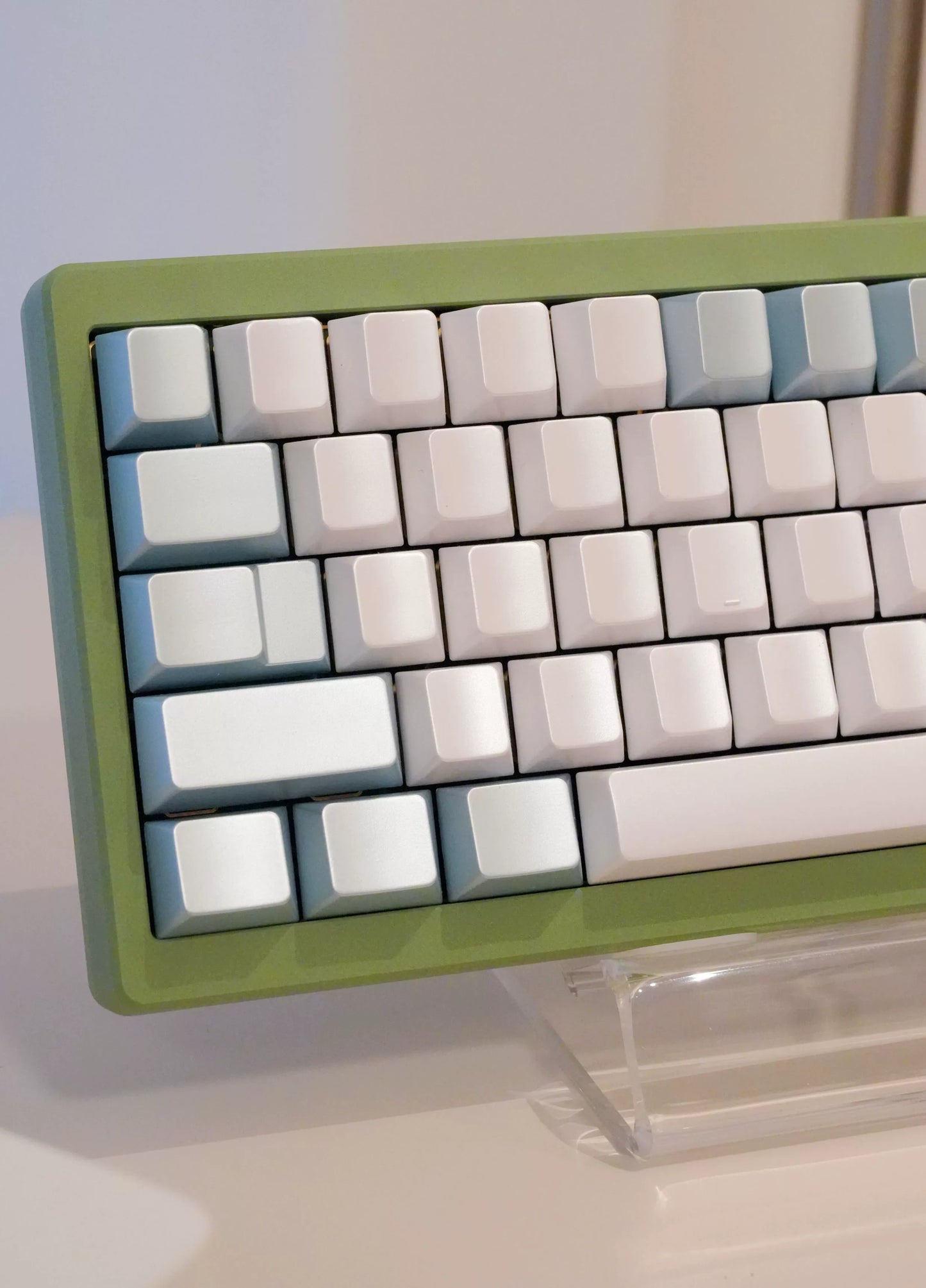 #0246 Pearl Tears Keycaps Cherry Profile Designed By Keyria Labs (not including keyboard)