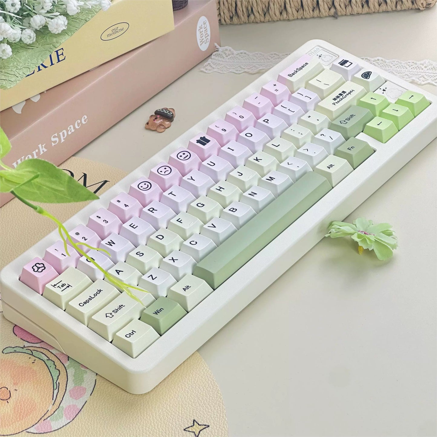 002 Peach Grape Oolong Tea Keycap Cherry Profile 139 Keys